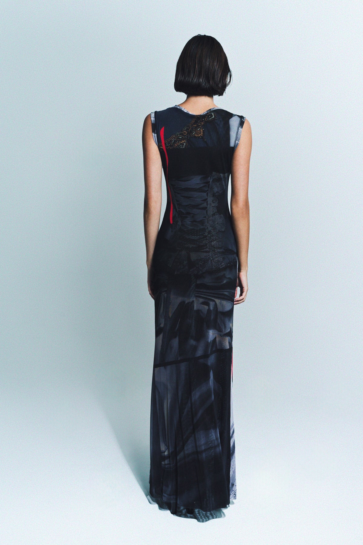 OTTOLINGER | MESH MAXI DRESS - MAXFIELD LA