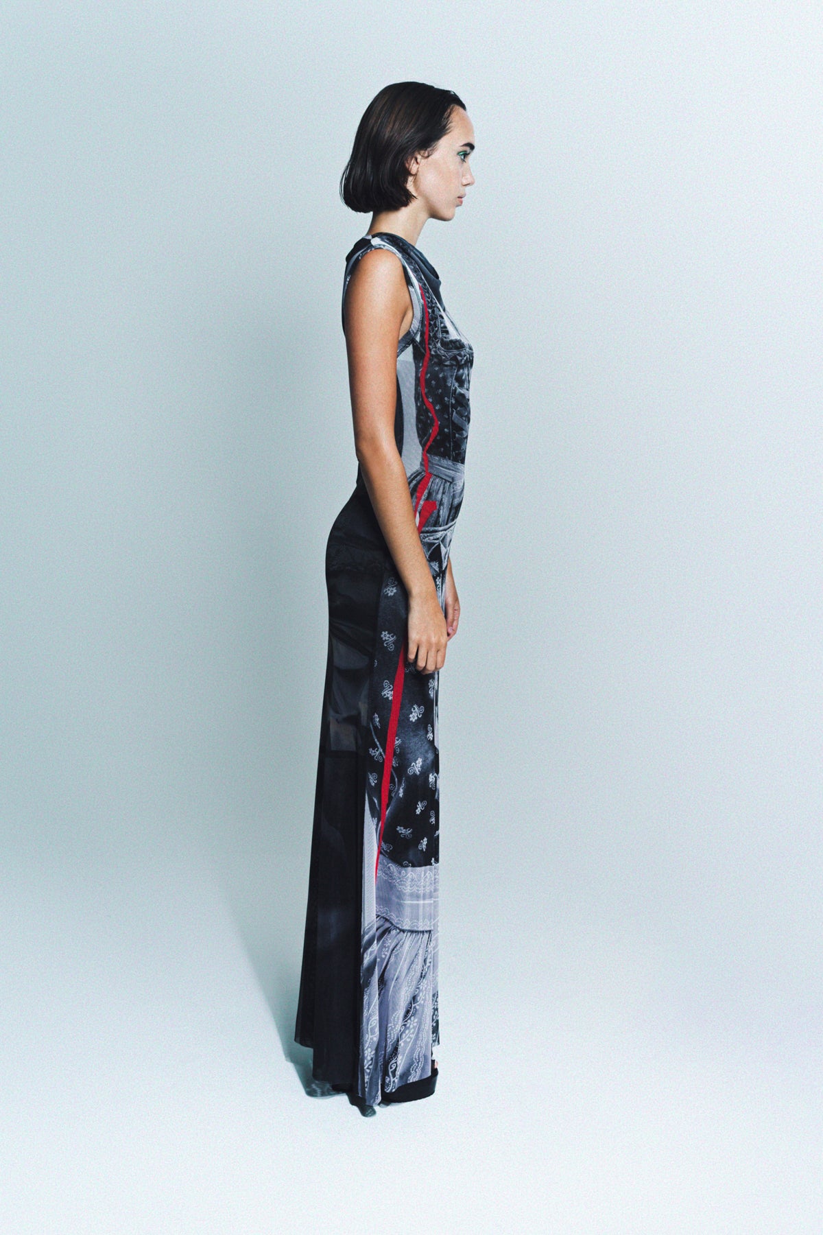 OTTOLINGER | MESH MAXI DRESS - MAXFIELD LA