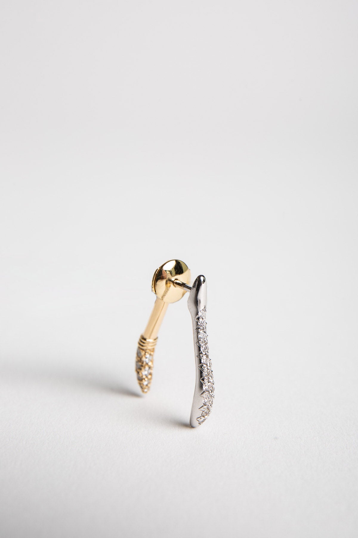 MYSTERYJOY | WISHBONE MONO EARRING - MAXFIELD LA