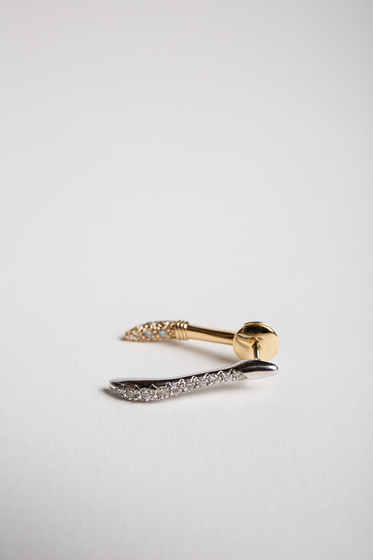 MYSTERYJOY | WISHBONE MONO EARRING - MAXFIELD LA