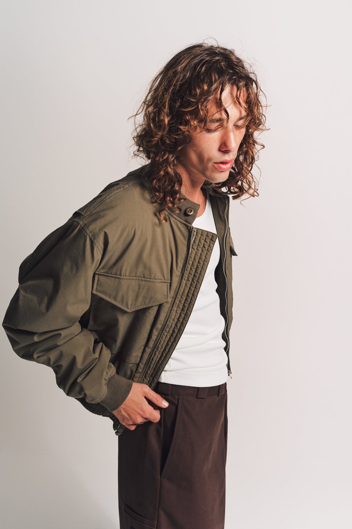 GIVENCHY | CROPPED BOMBER JACKET - MAXFIELD LA