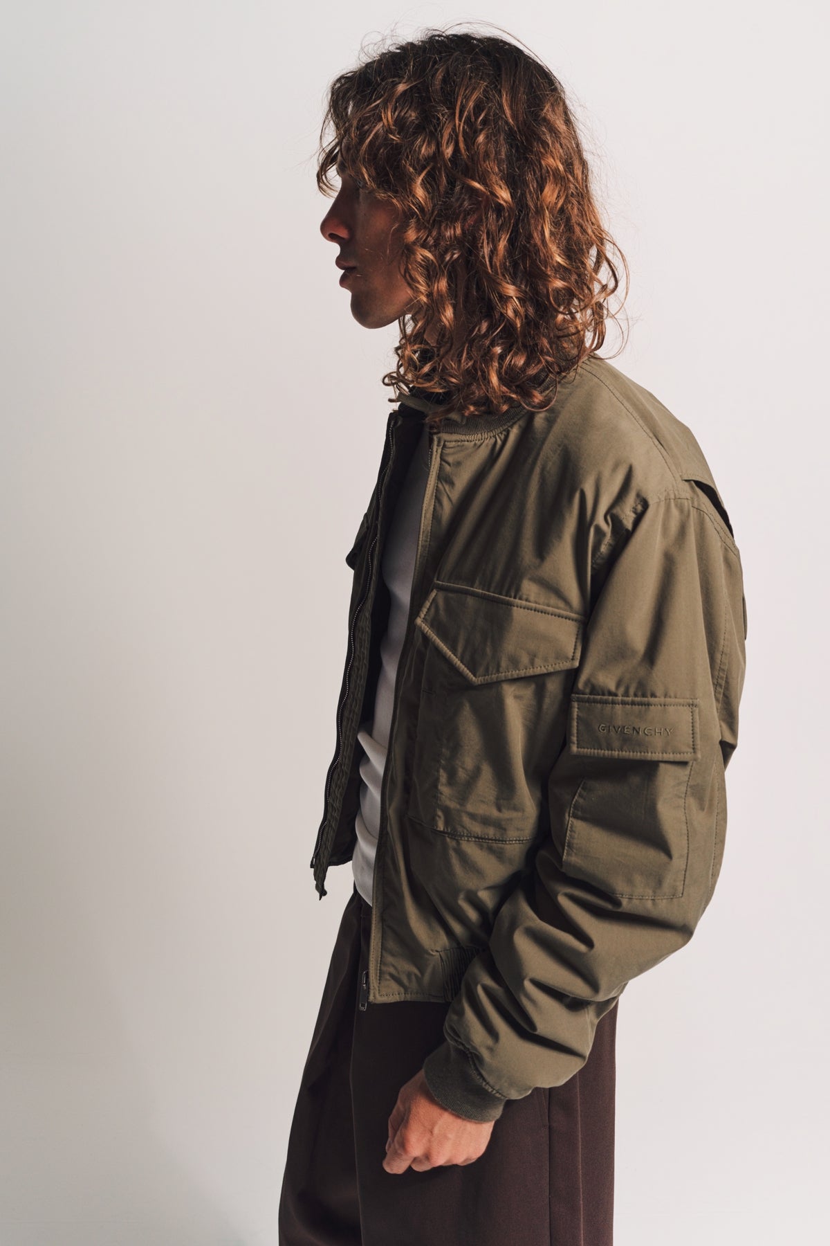 GIVENCHY | CROPPED BOMBER JACKET - MAXFIELD LA