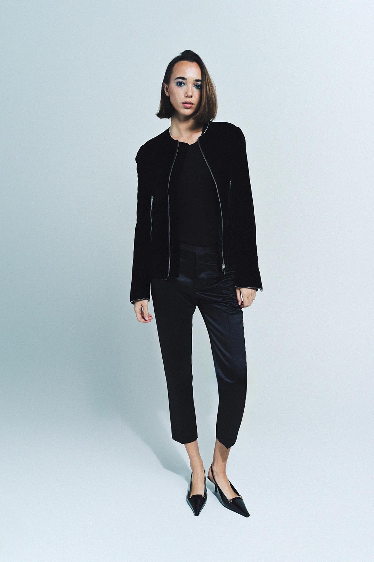 SAPIO | NO. 36 VELVET ZIP BOMBER - MAXFIELD LA