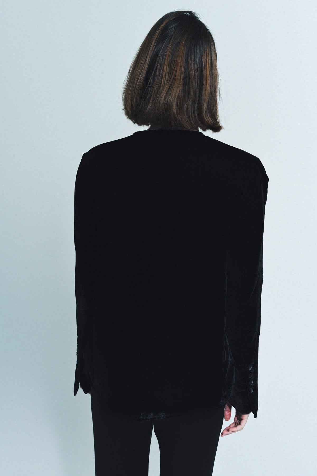 SAPIO | NO. 36 VELVET ZIP BOMBER - MAXFIELD LA
