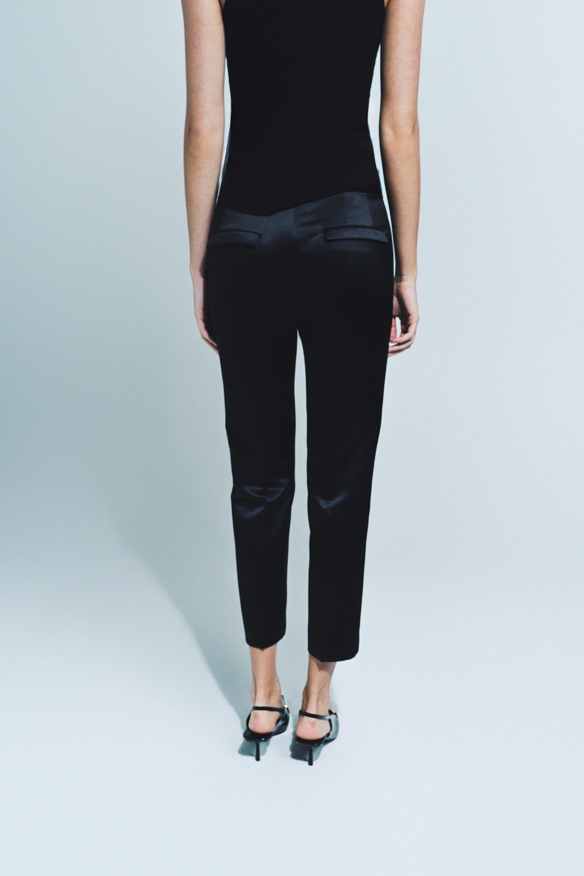 SAPIO | NO. 07 SATIN CROP PANTS - MAXFIELD LA