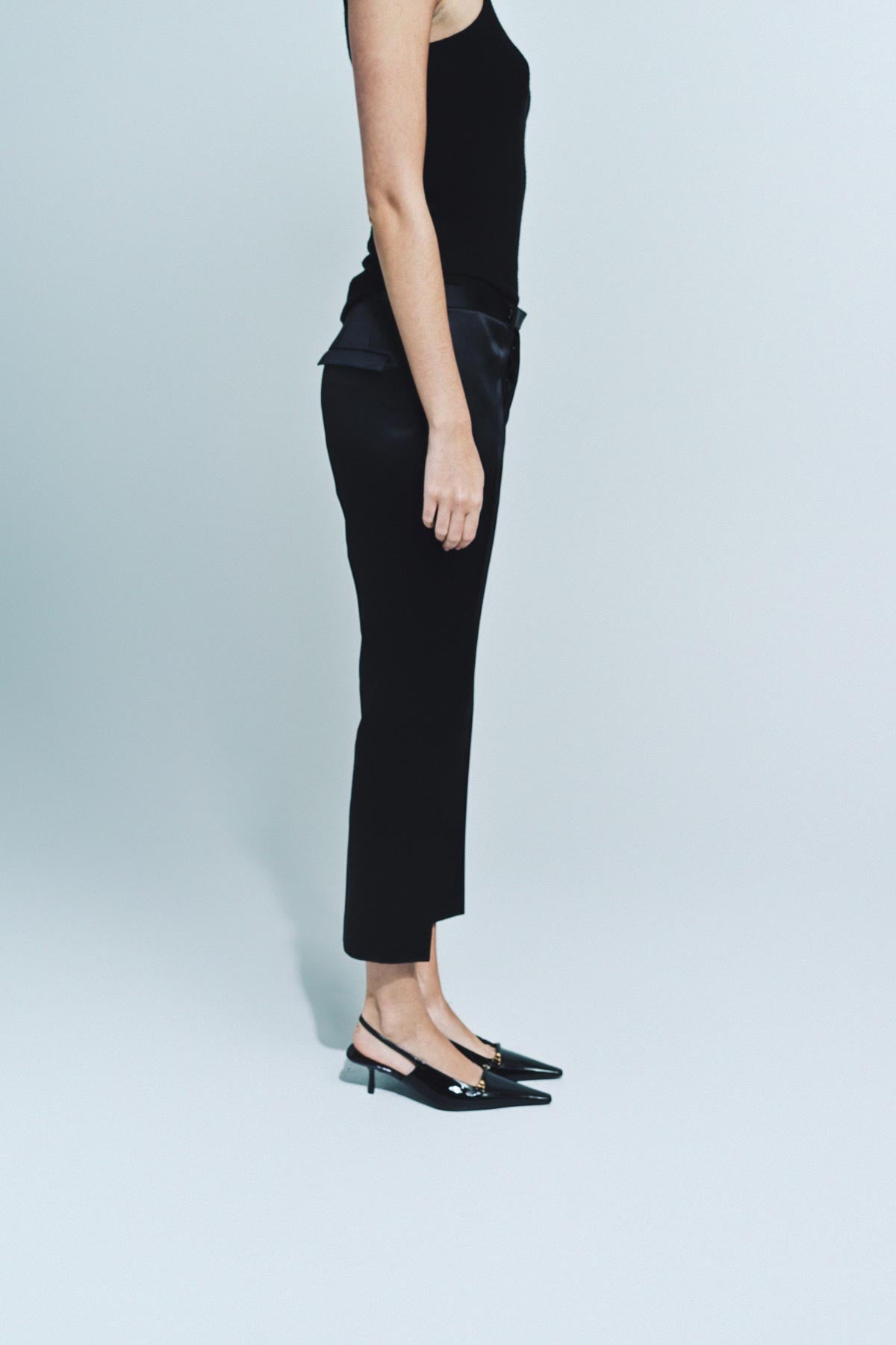 SAPIO | NO. 07 SATIN CROP PANTS - MAXFIELD LA