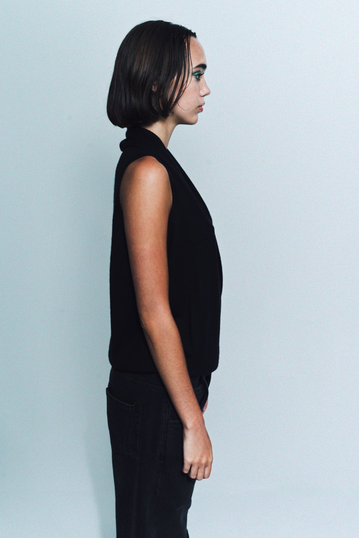 FRENCKENBERGER | SLEEVELESS CROSS SHIRT - MAXFIELD LA
