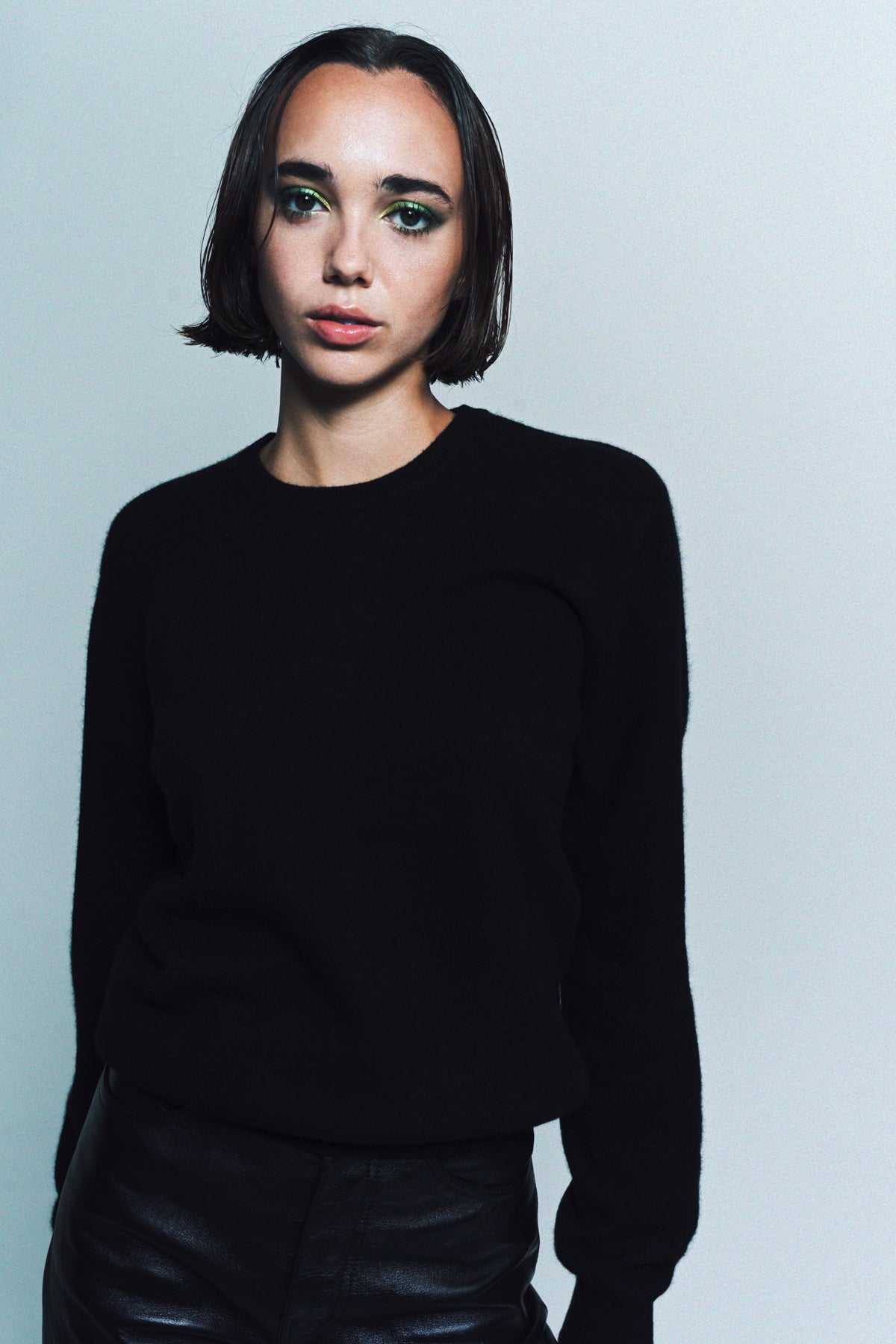 FRENCKENBERGER | MINI R-NECK SWEATER - MAXFIELD LA