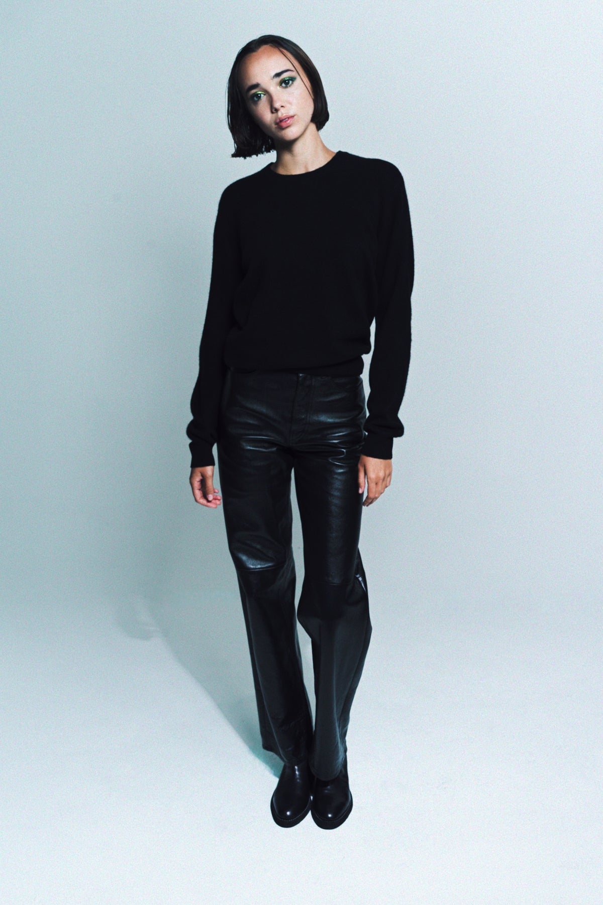 FRENCKENBERGER | MINI R-NECK SWEATER - MAXFIELD LA