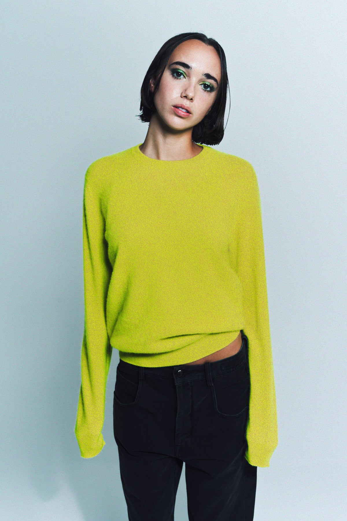 FRENCKENBERGER | MINI R-NECK SWEATER - MAXFIELD LA