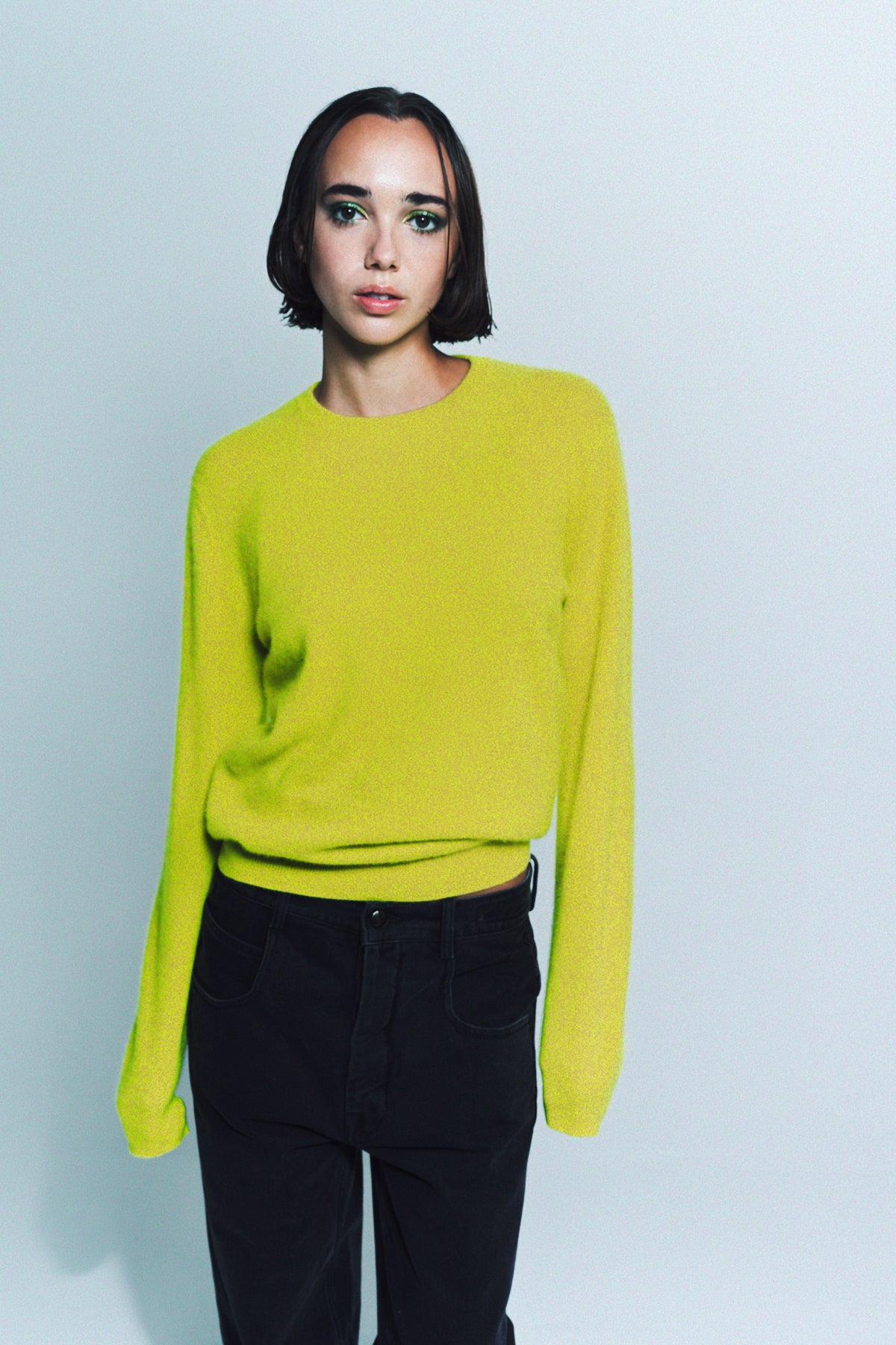 FRENCKENBERGER | MINI R-NECK SWEATER - MAXFIELD LA