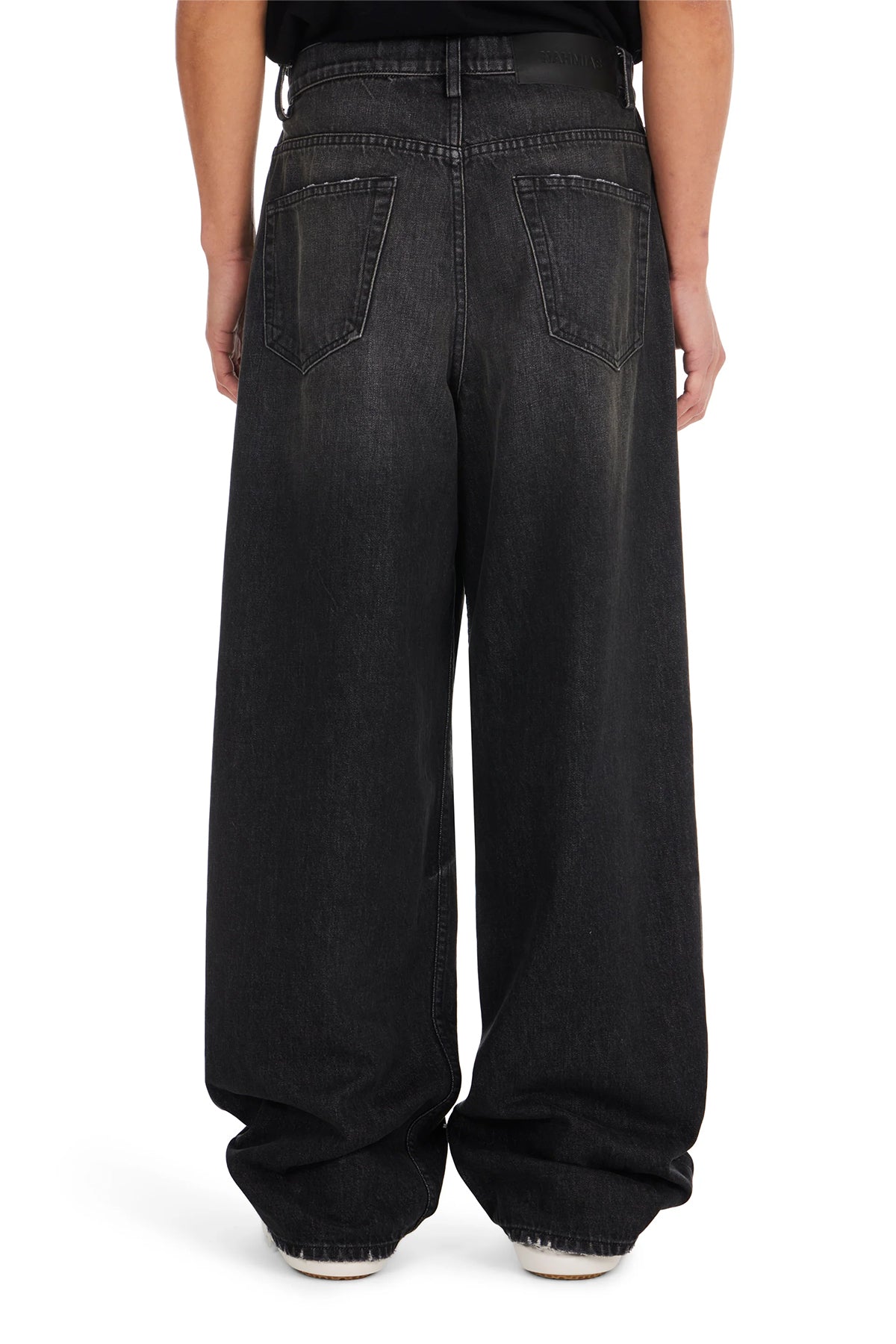 NAHMIAS | BEADED SUN WIDE JEANS - MAXFIELD LA