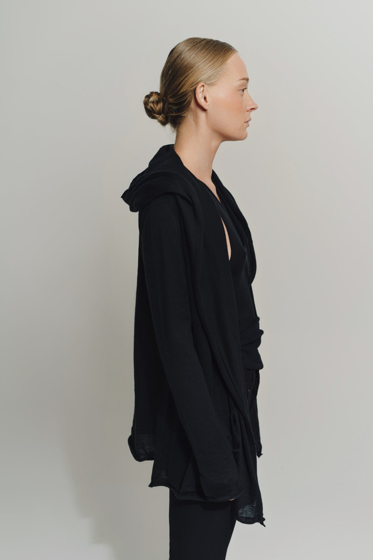LARS ANDERSSON | HOODED WRAP JACKET - MAXFIELD LA