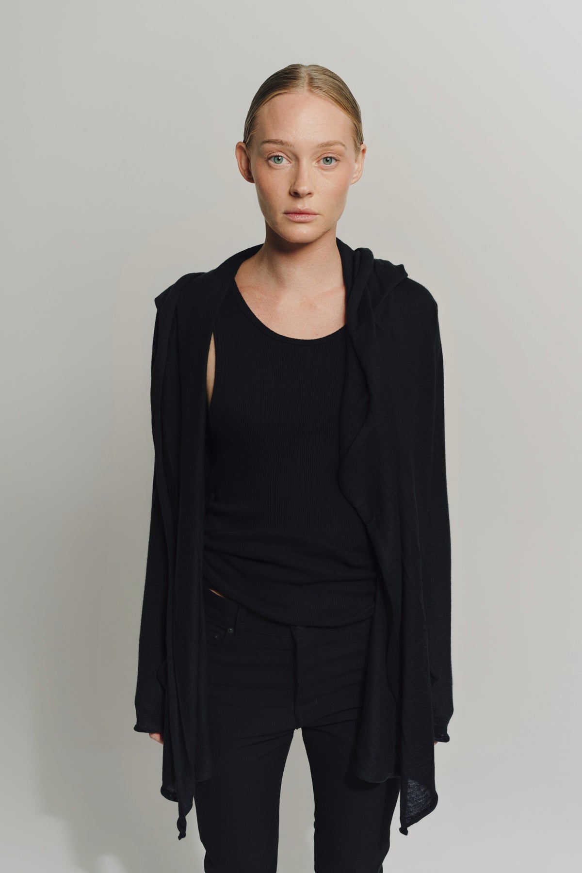 LARS ANDERSSON | HOODED WRAP JACKET - MAXFIELD LA
