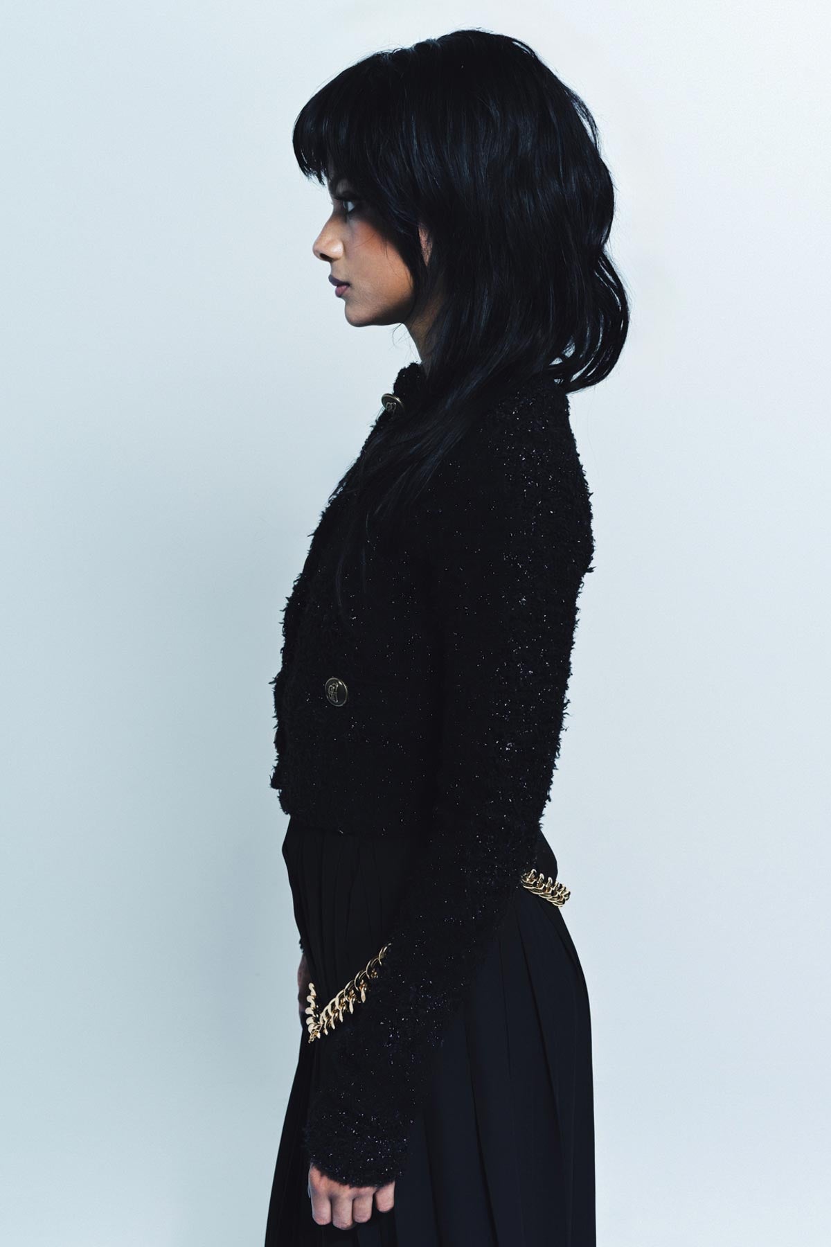 BALENCIAGA | CROPPED CARDIGAN - MAXFIELD LA