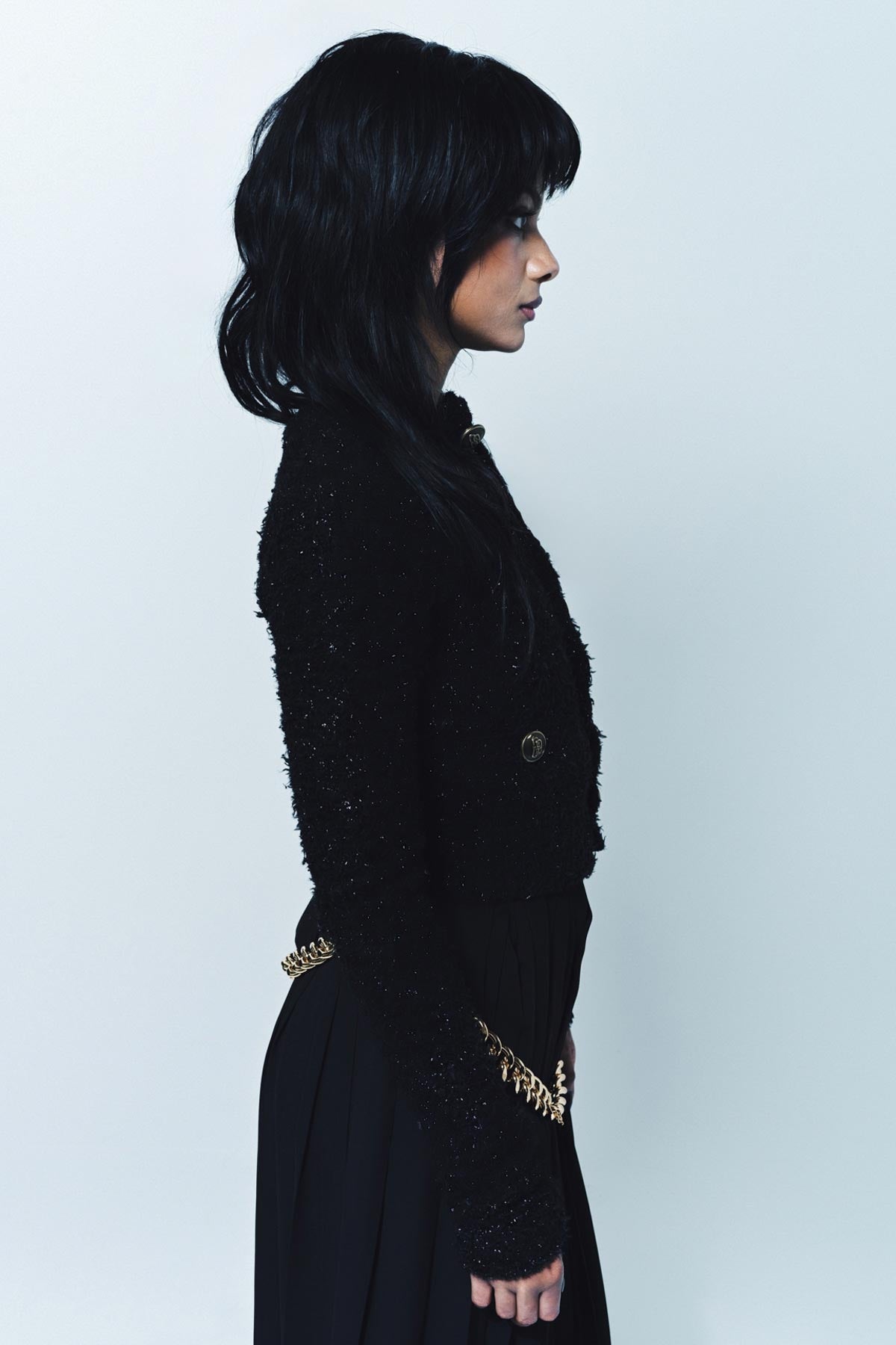 BALENCIAGA | CROPPED CARDIGAN - MAXFIELD LA