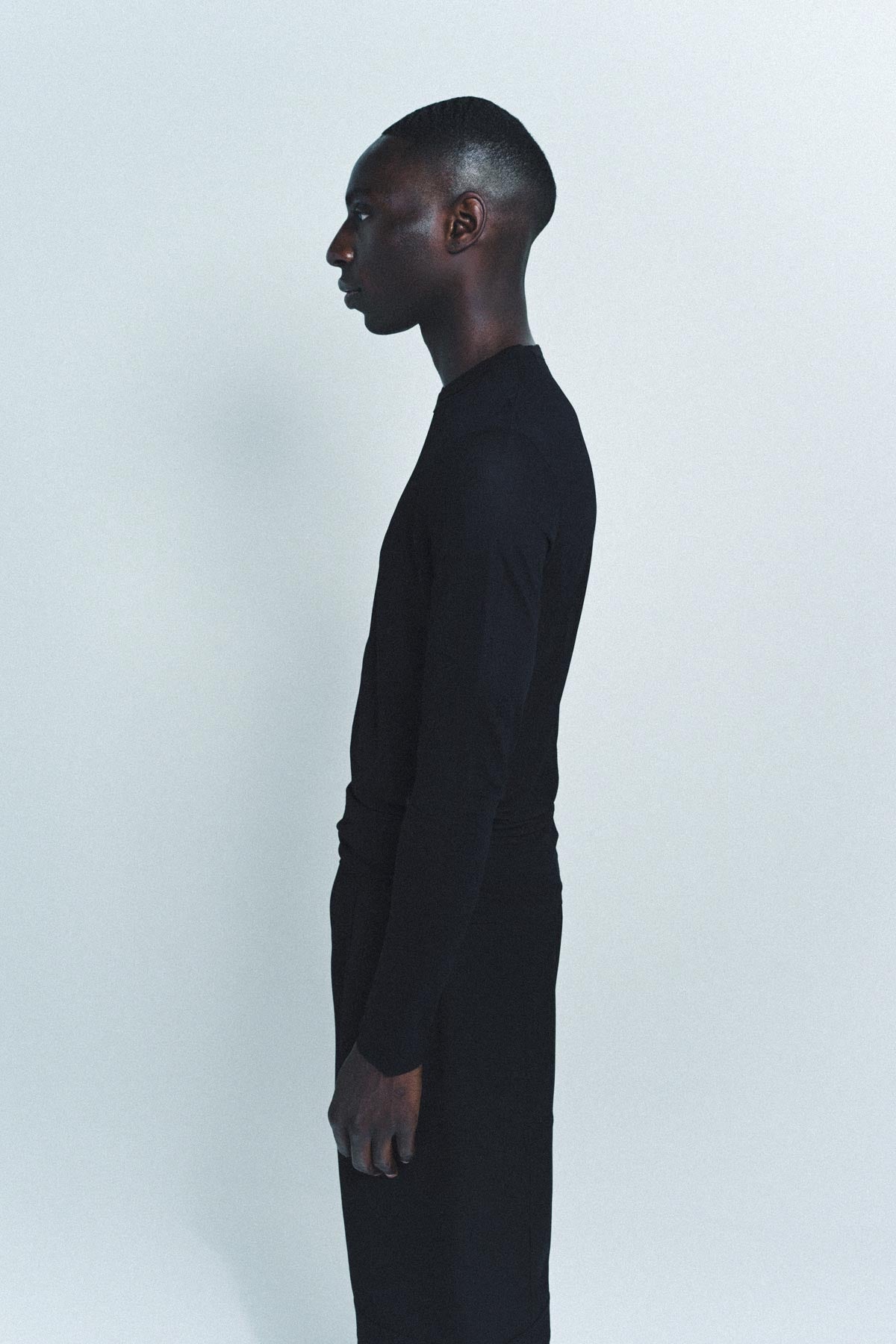 LOUIS GABRIEL NOUCHI | SHEER LONG SLEEVE TOP - MAXFIELD LA