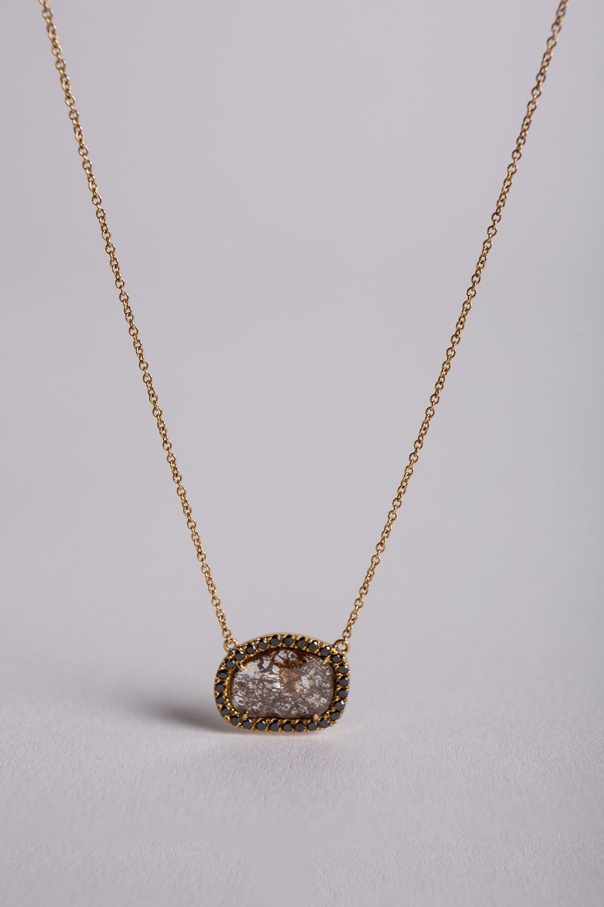 JOANNE FISKE | BLACK DIAMOND SLICE NECKLACE