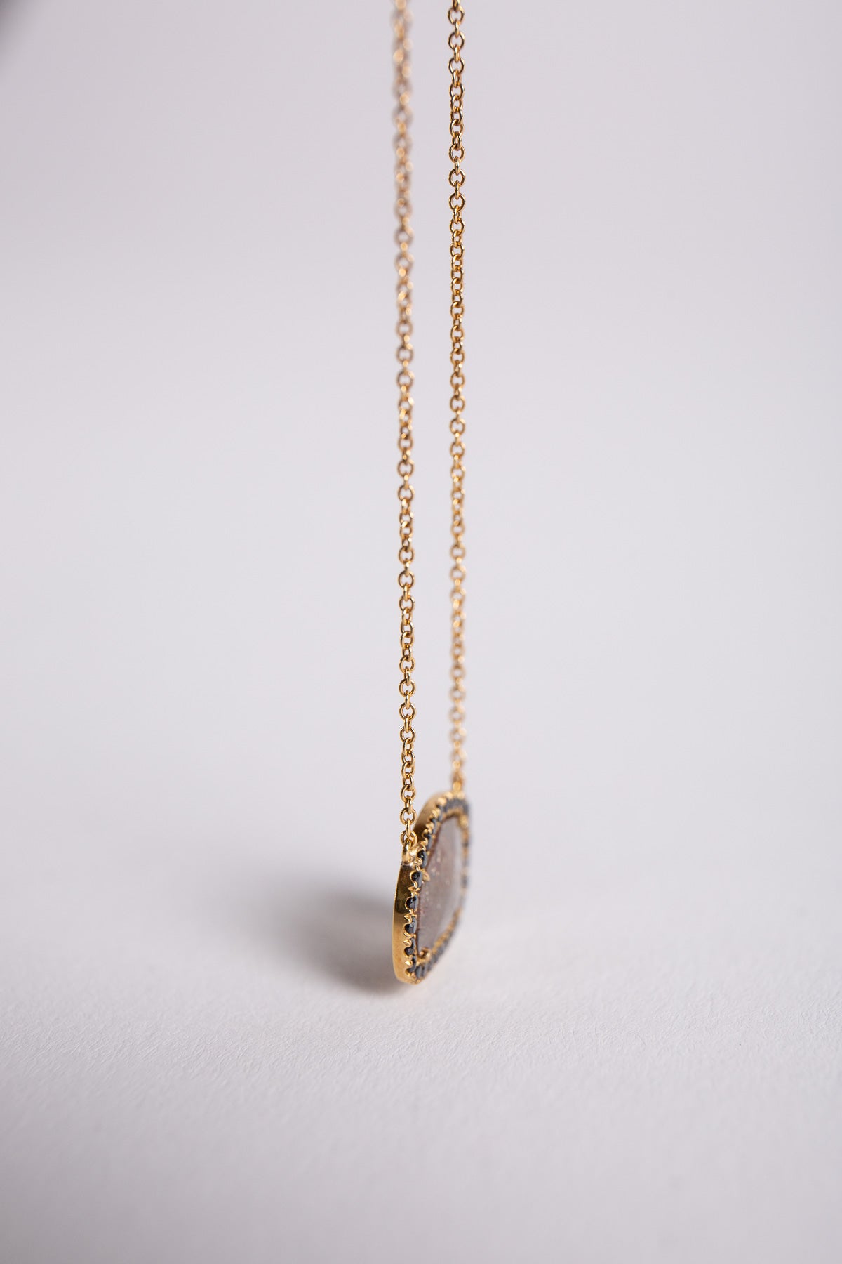 JOANNE FISKE | BLACK DIAMOND SLICE NECKLACE