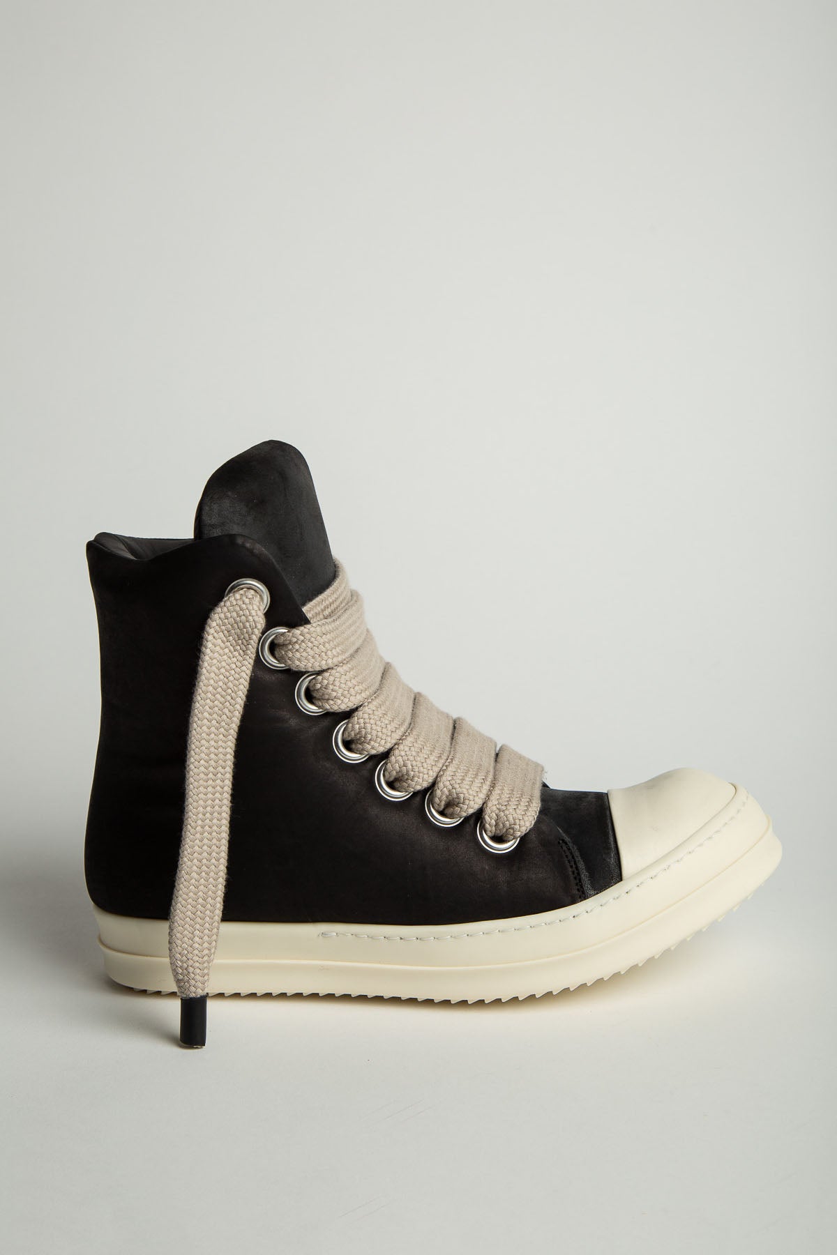 RICK OWENS | JUMBOLACED PADDED HI SNEAKERS - MAXFIELD LA