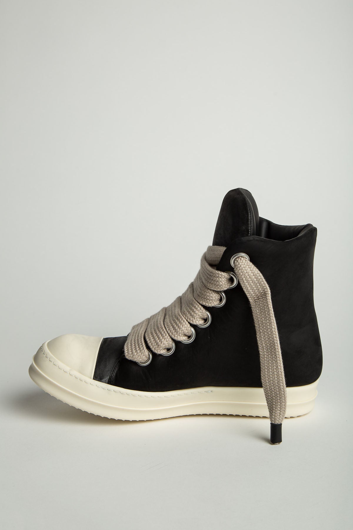 RICK OWENS | JUMBOLACED PADDED HI SNEAKERS - MAXFIELD LA
