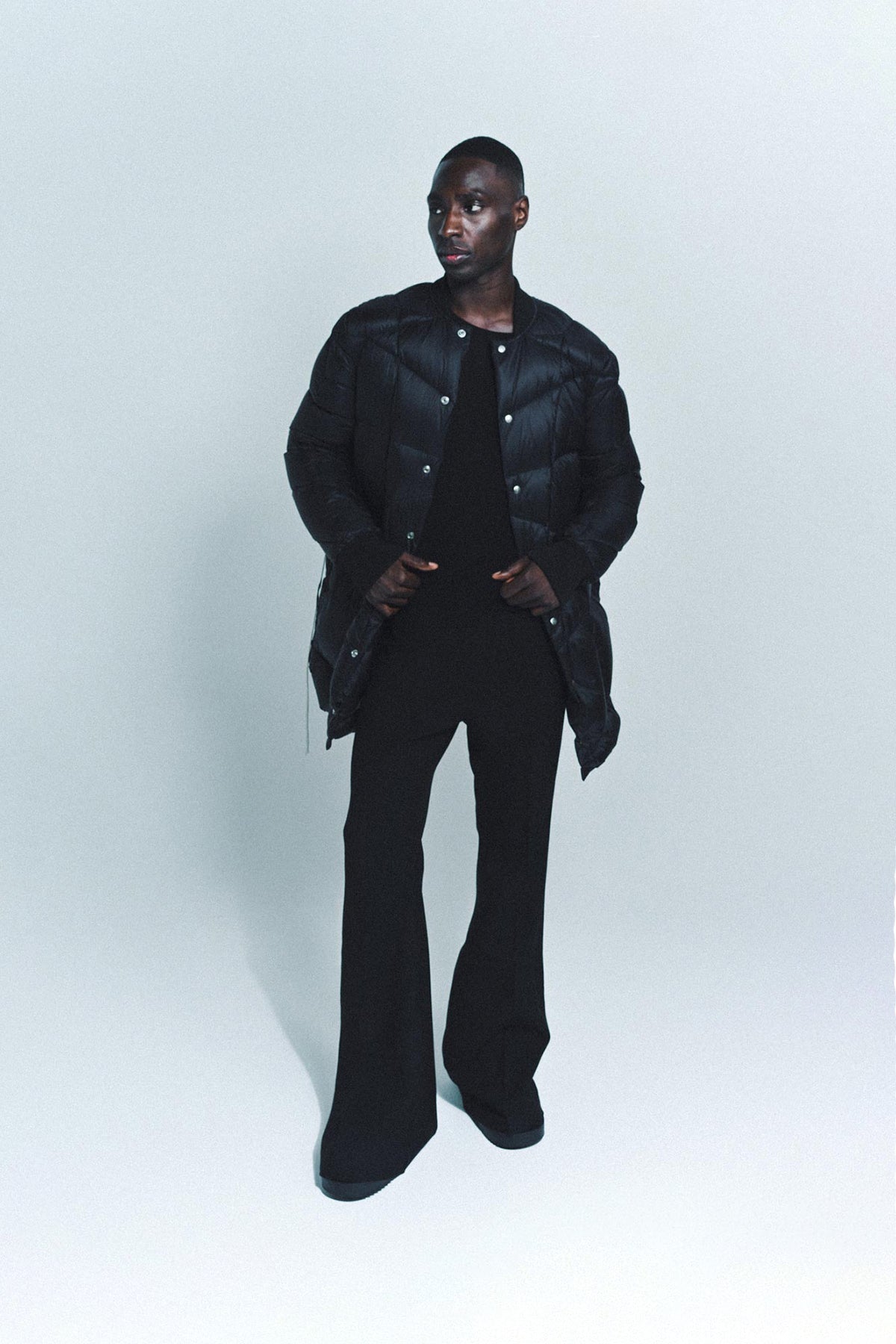 RICK OWENS | CAPPOTTO PIUMINO FLIGHT LINER JACKET - MAXFIELD LA