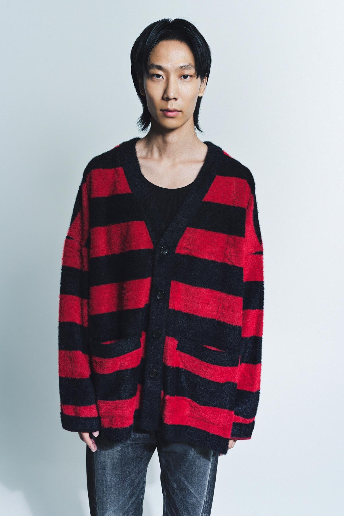 MASTERMIND | MOHAIR BORDER CARDIGAN - MAXFIELD LA