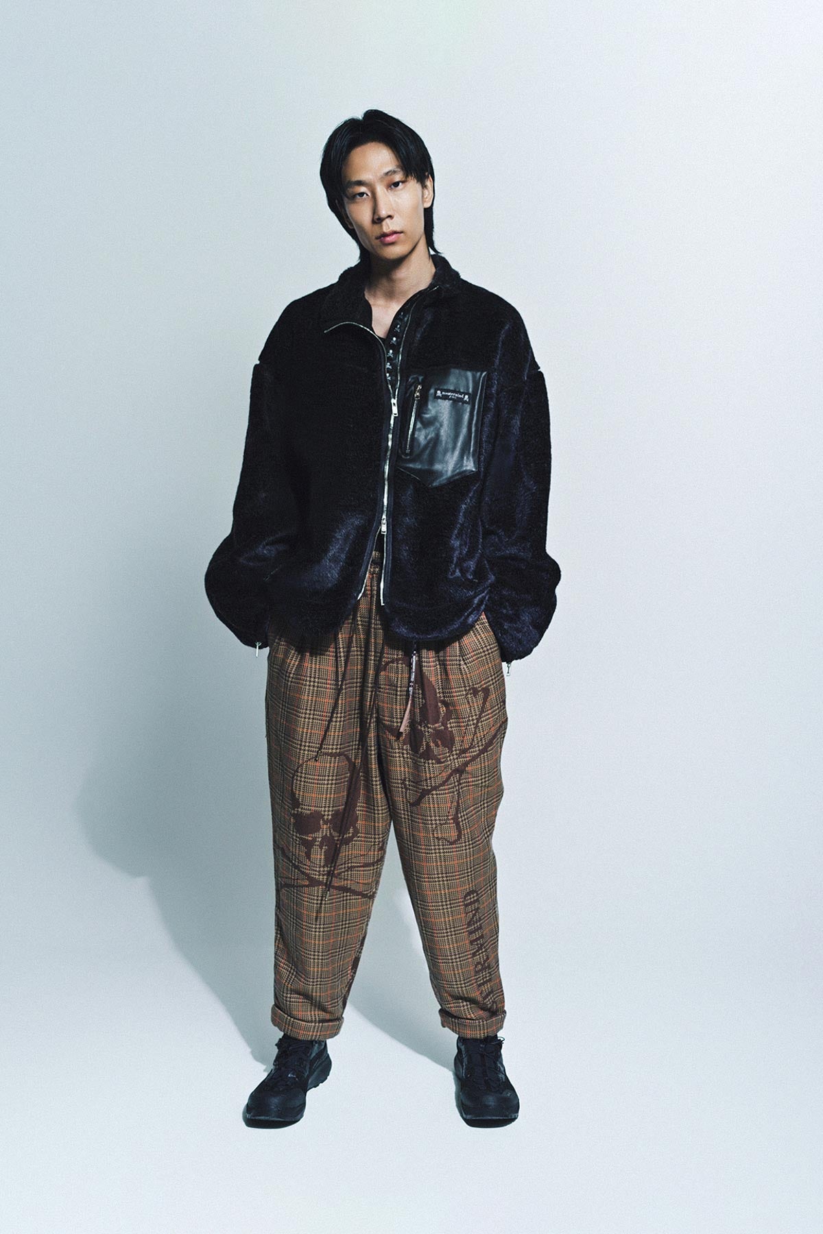 MASTERMIND | FAUX RABBIT FUR JACKET - MAXFIELD LA