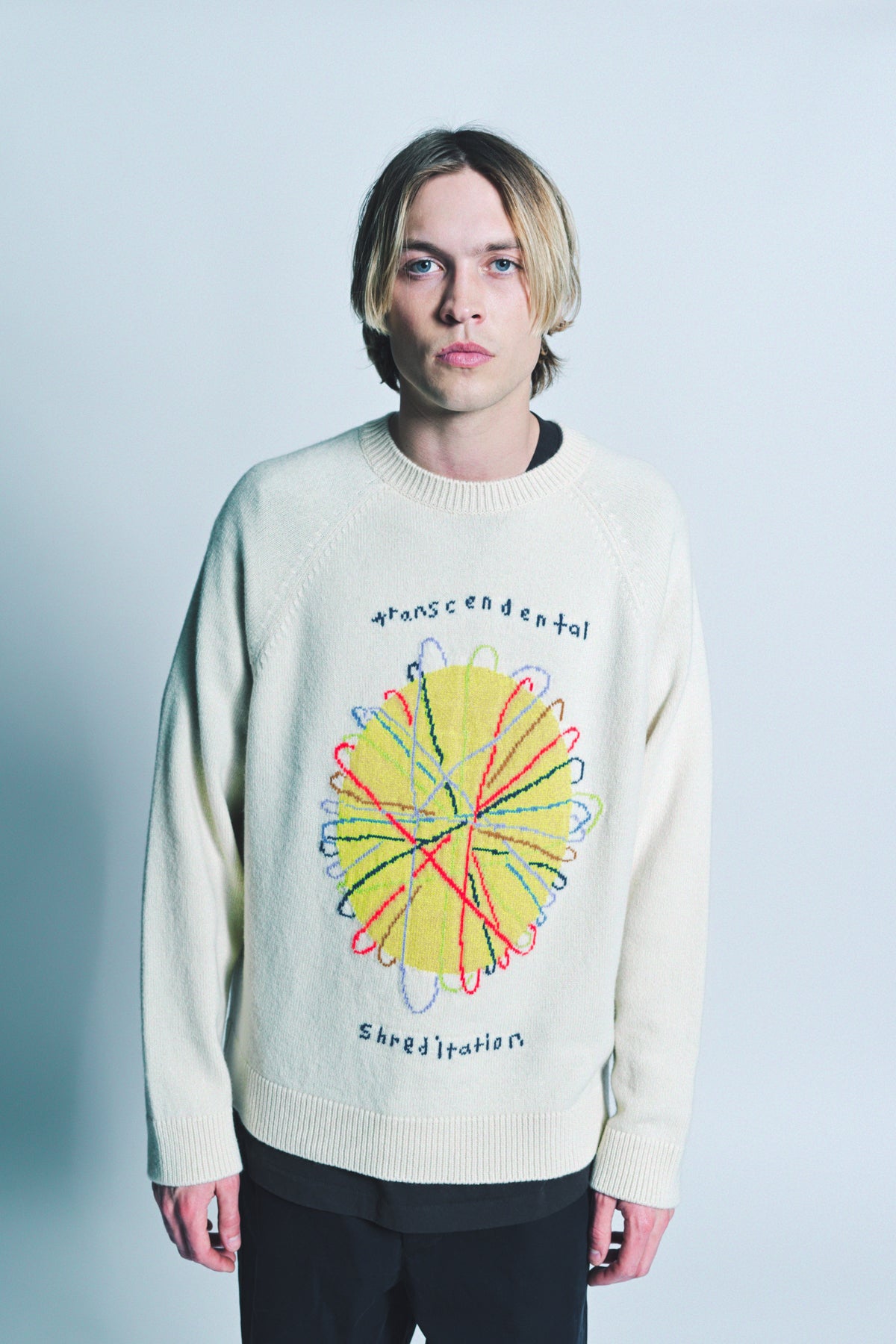THE ELDER STATESMAN | SHREDITATION RAGLAN CREWNECK - MAXFIELD LA