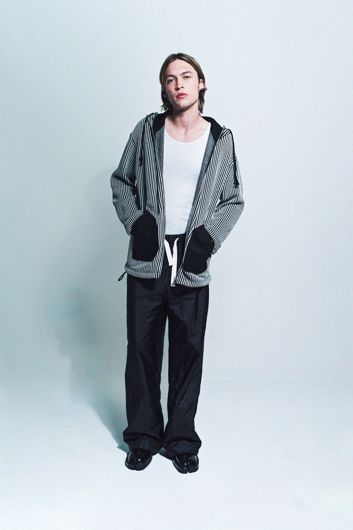 JUNYA WATANABE | STRIPED HOODIE - MAXFIELD LA