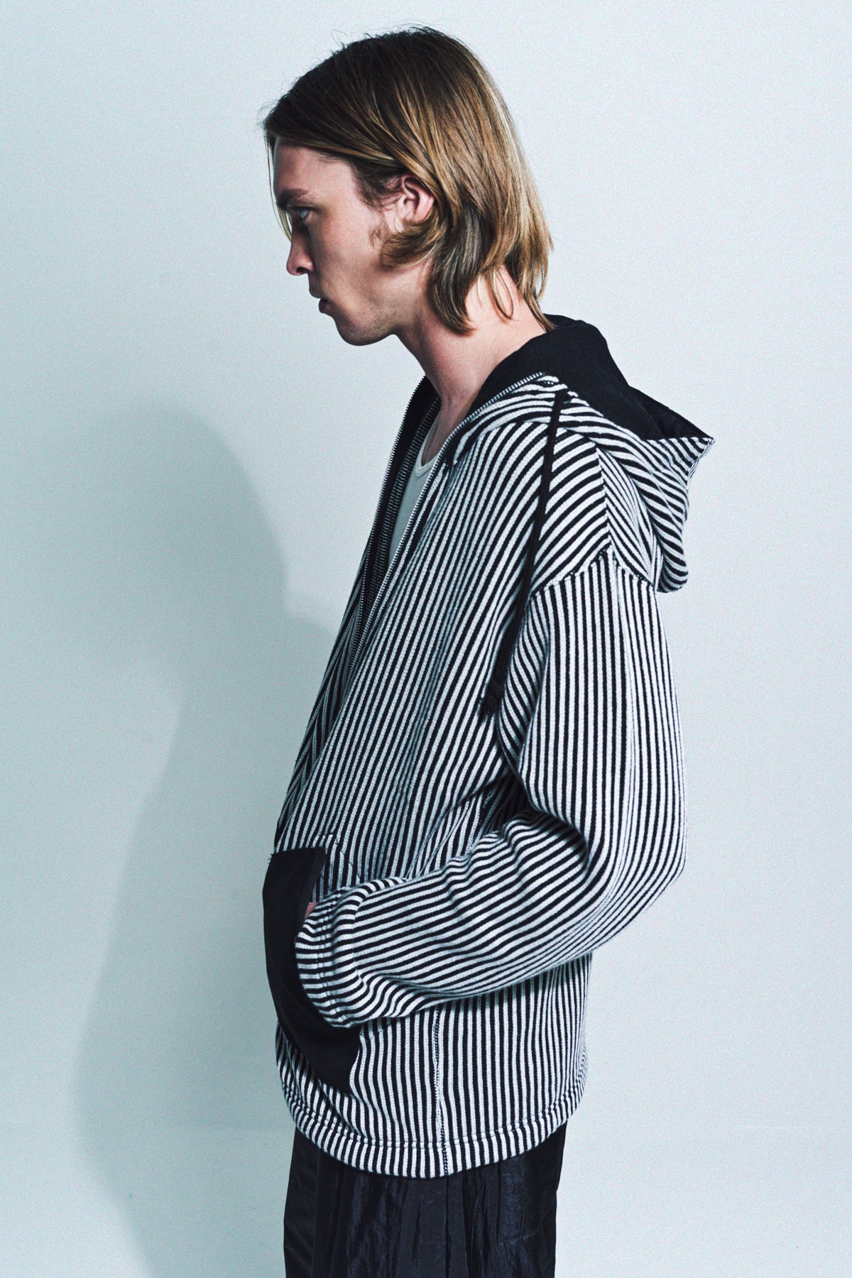 JUNYA WATANABE | STRIPED HOODIE - MAXFIELD LA