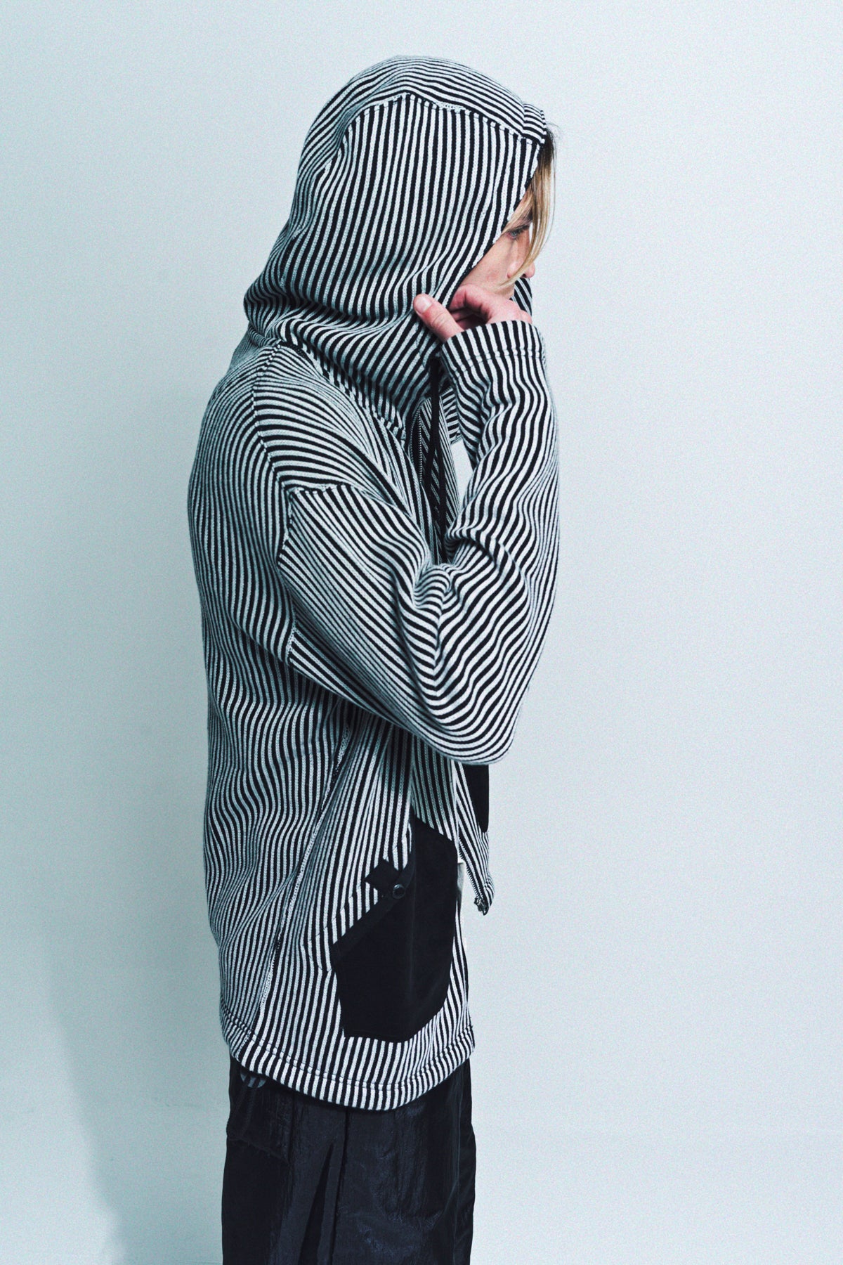 JUNYA WATANABE | STRIPED HOODIE - MAXFIELD LA