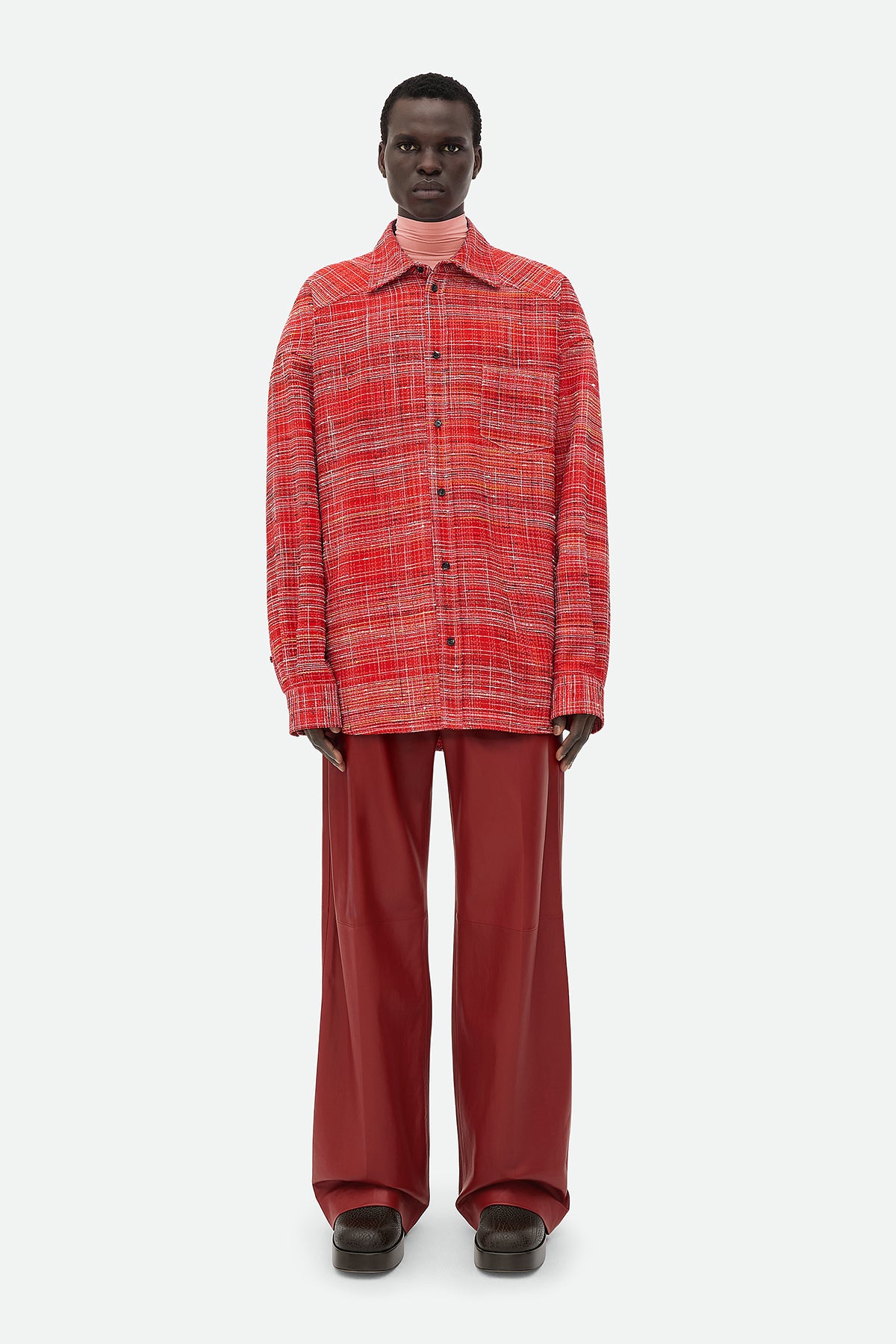 BOTTEGA VENETA | KNOTTED VISCOSE SHIRT - MAXFIELD LA