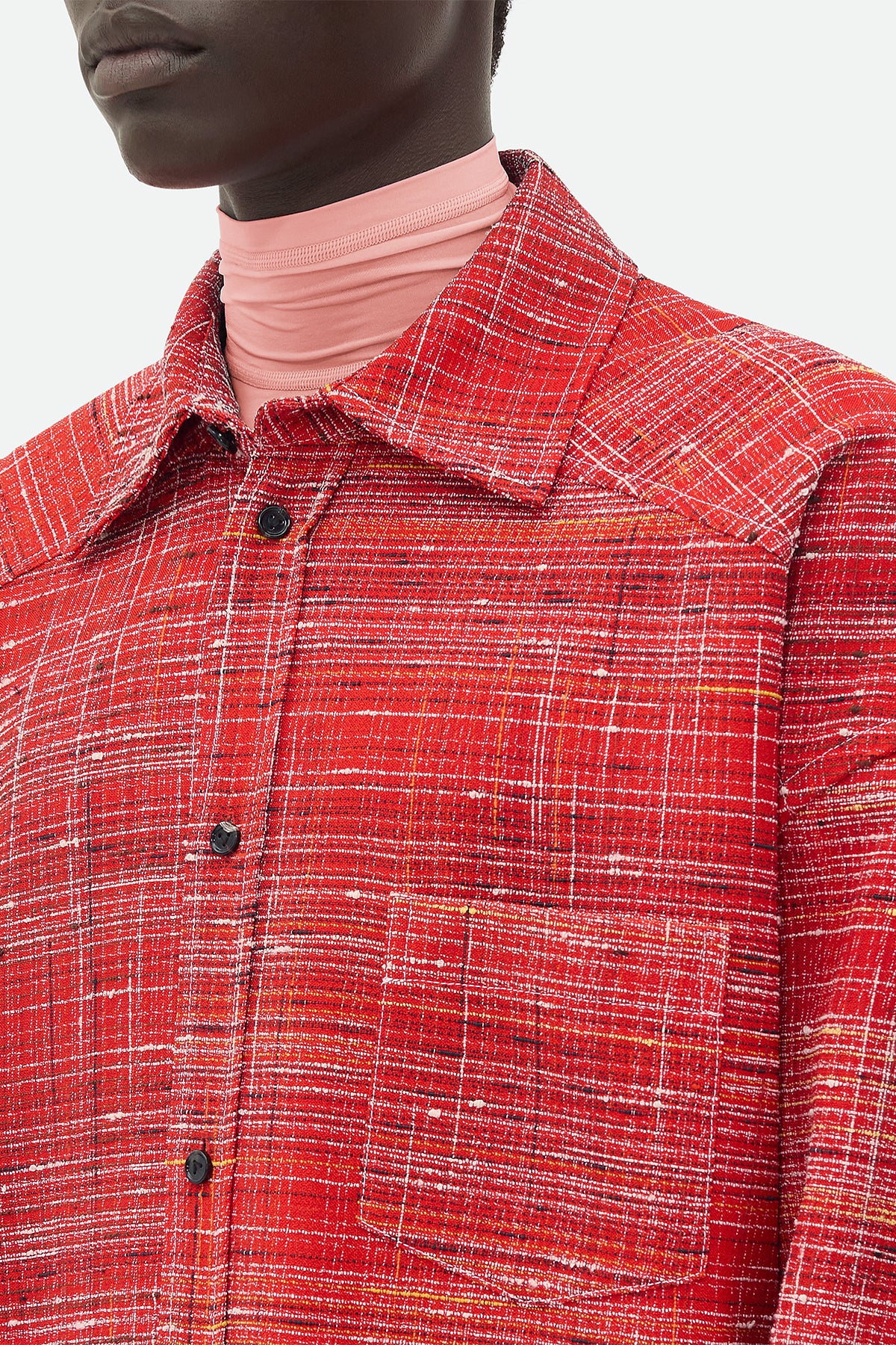 BOTTEGA VENETA | KNOTTED VISCOSE SHIRT - MAXFIELD LA