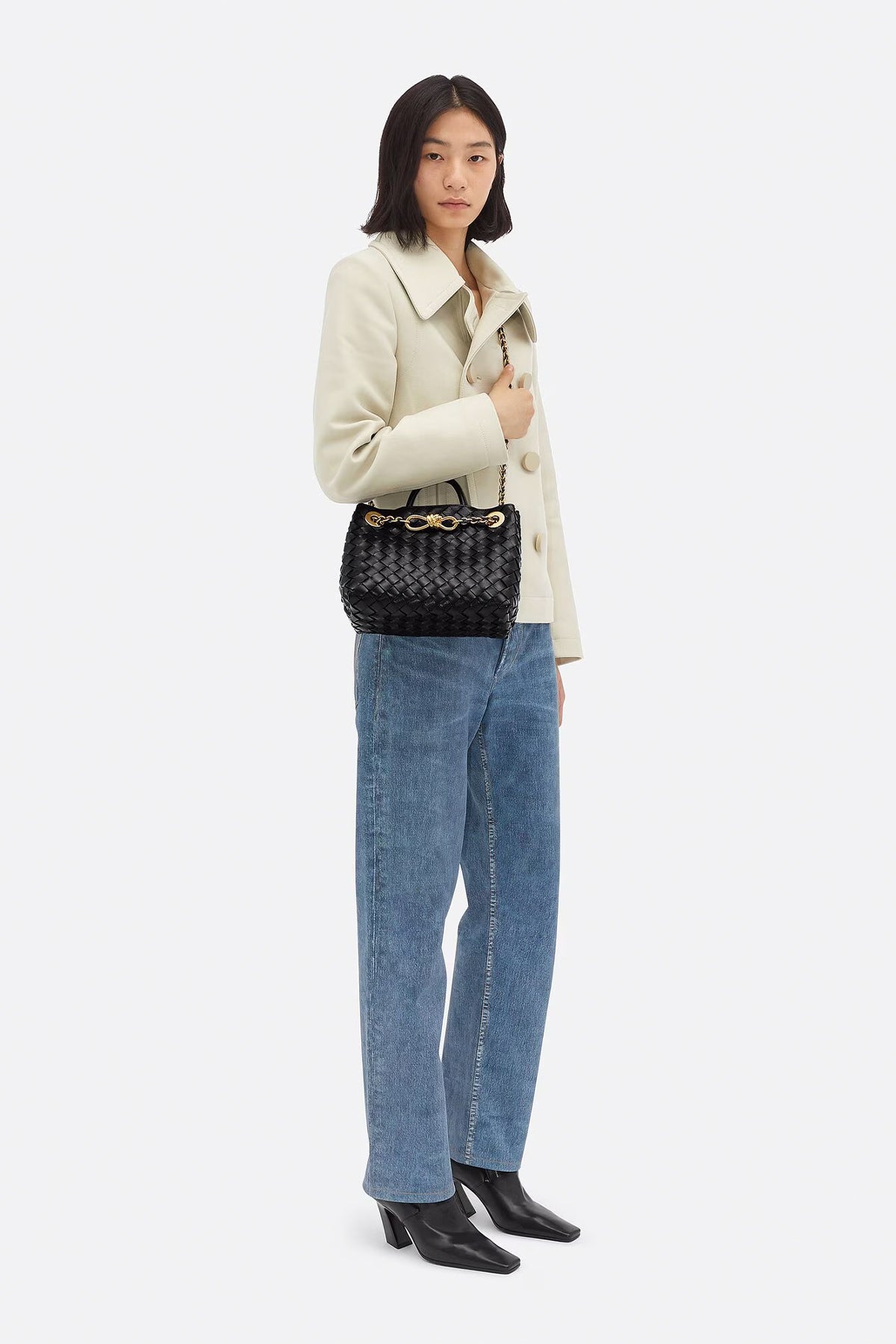 BOTTEGA VENETA | SMALL ANDIAMO WITH CHAIN - MAXFIELD LA
