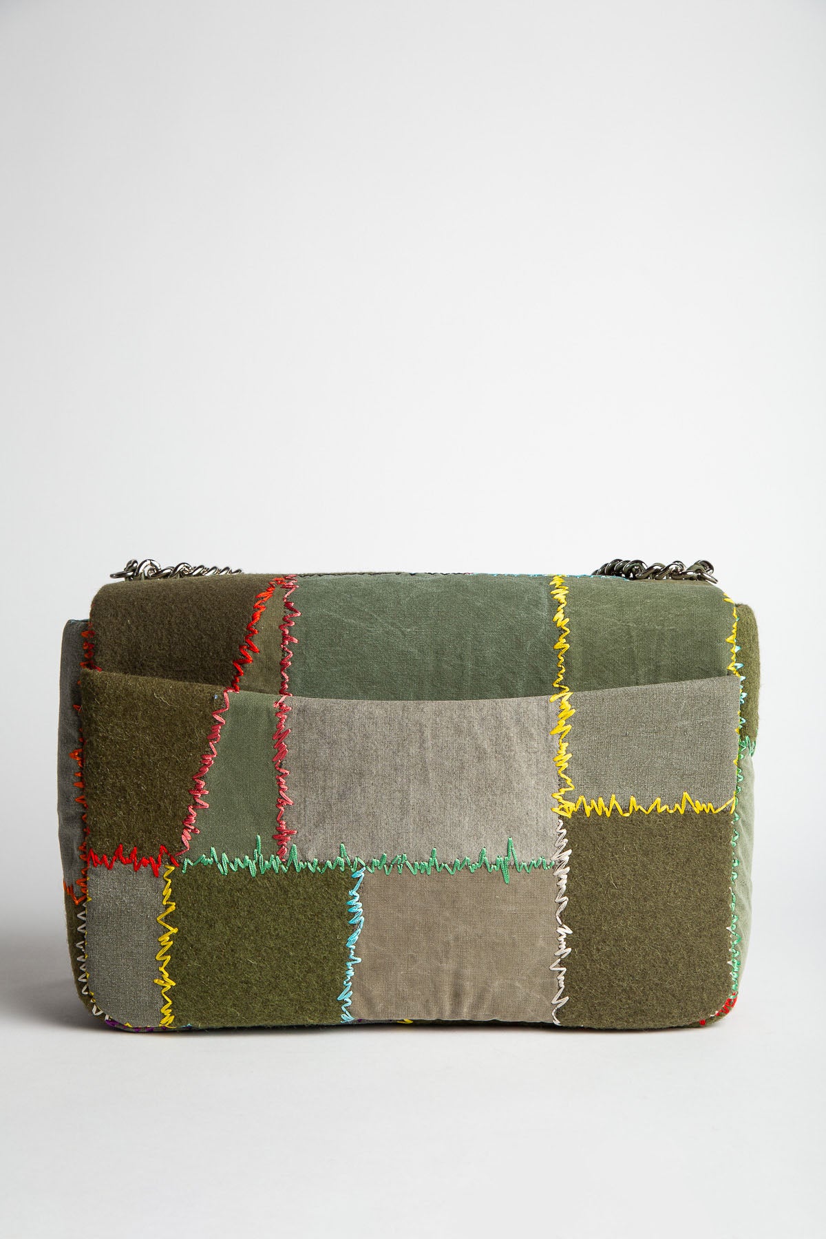 READYMADE | PATCHWORK BIG CHAIN BAG