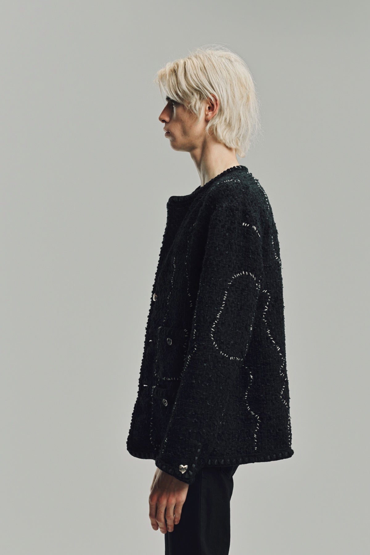 READYMADE | TWEED HOBO JACKET