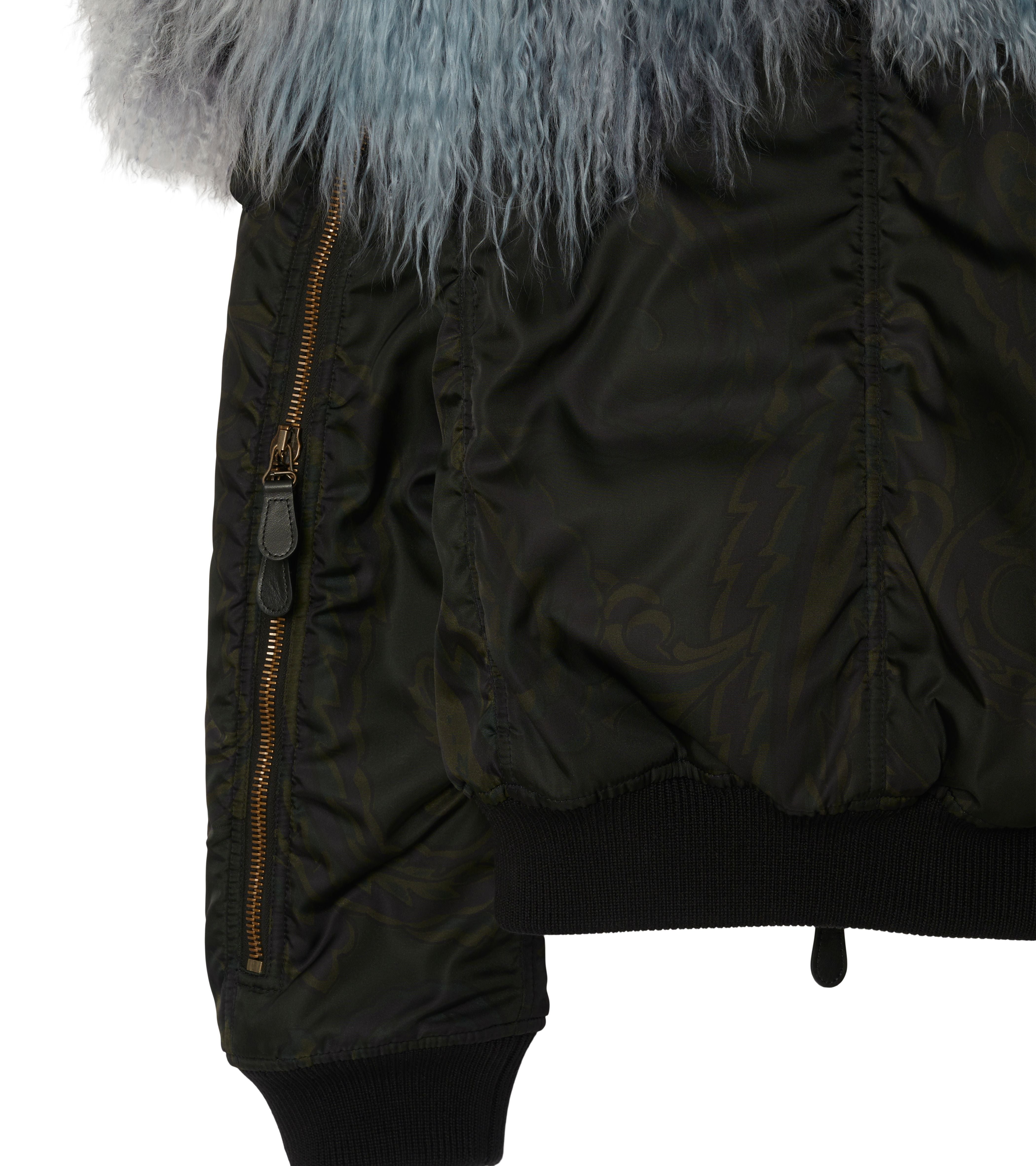 BURBERRY | PAISLEY NYLON BOMBER JACKET - MAXFIELD LA