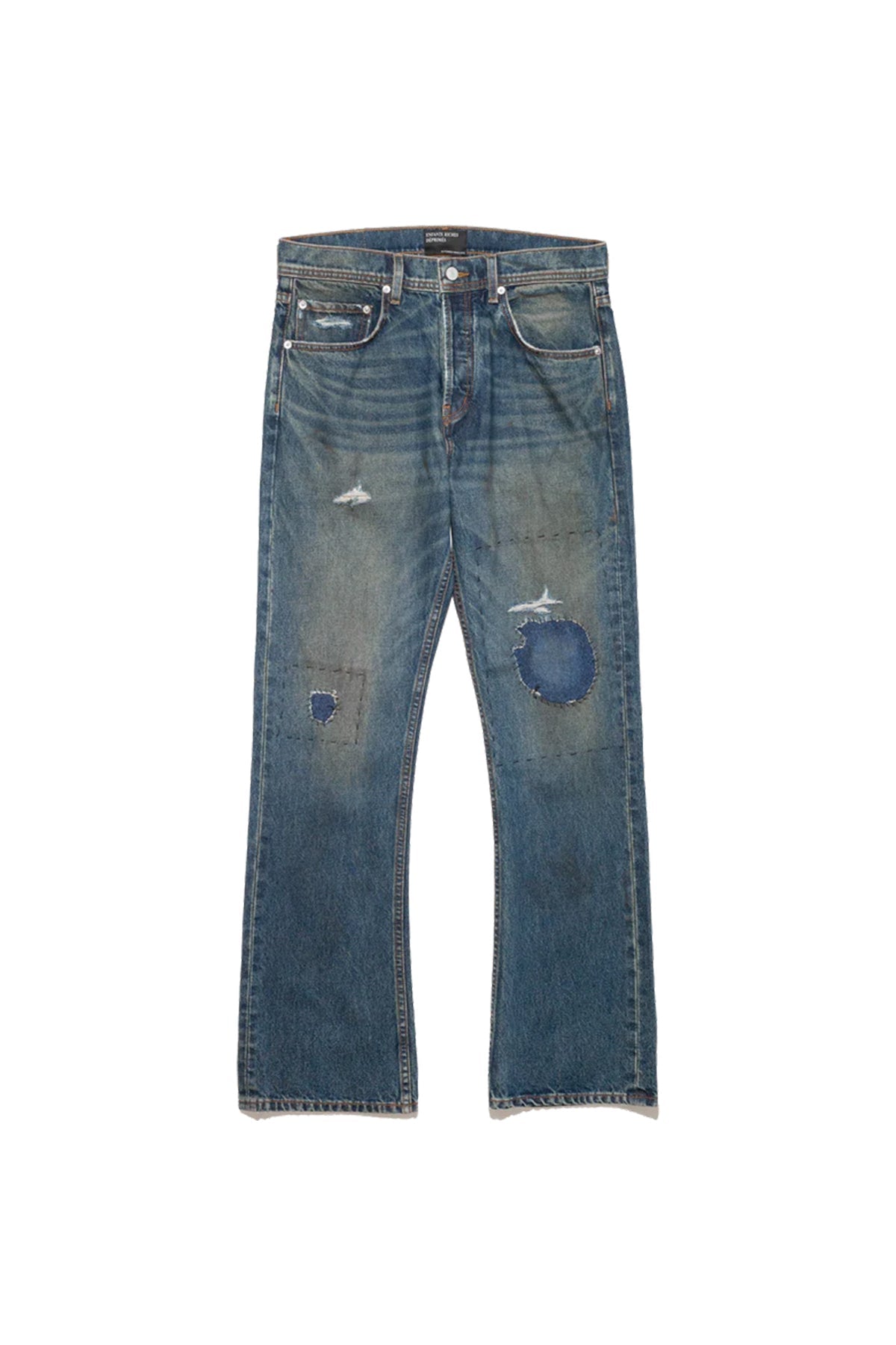ENFANTS RICHES DÉPRIMÉS | THRASHED FLARE JEANS - MAXFIELD LA