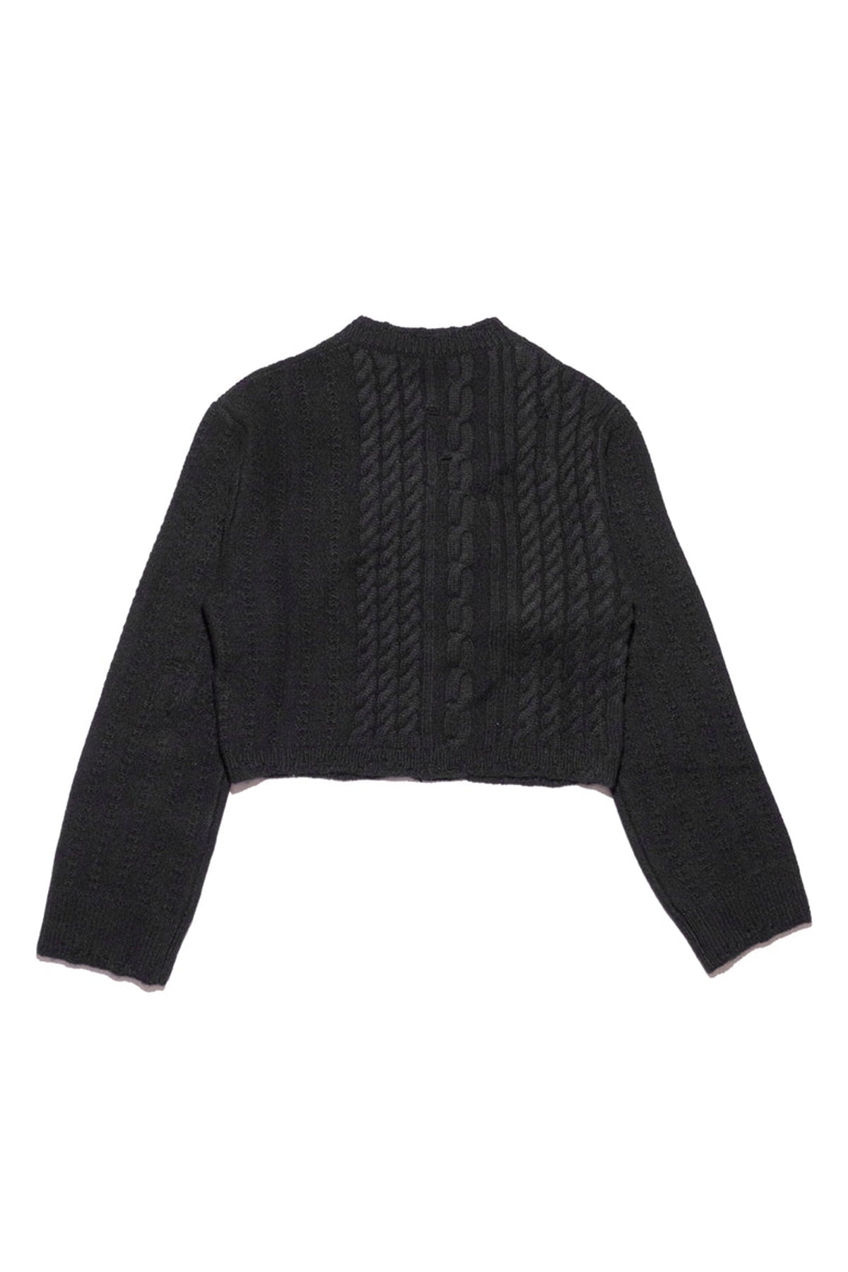 ENFANTS RICHES DÉPRIMÉS | CABLE KNIT CROPPED CARDIGAN - MAXFIELD LA