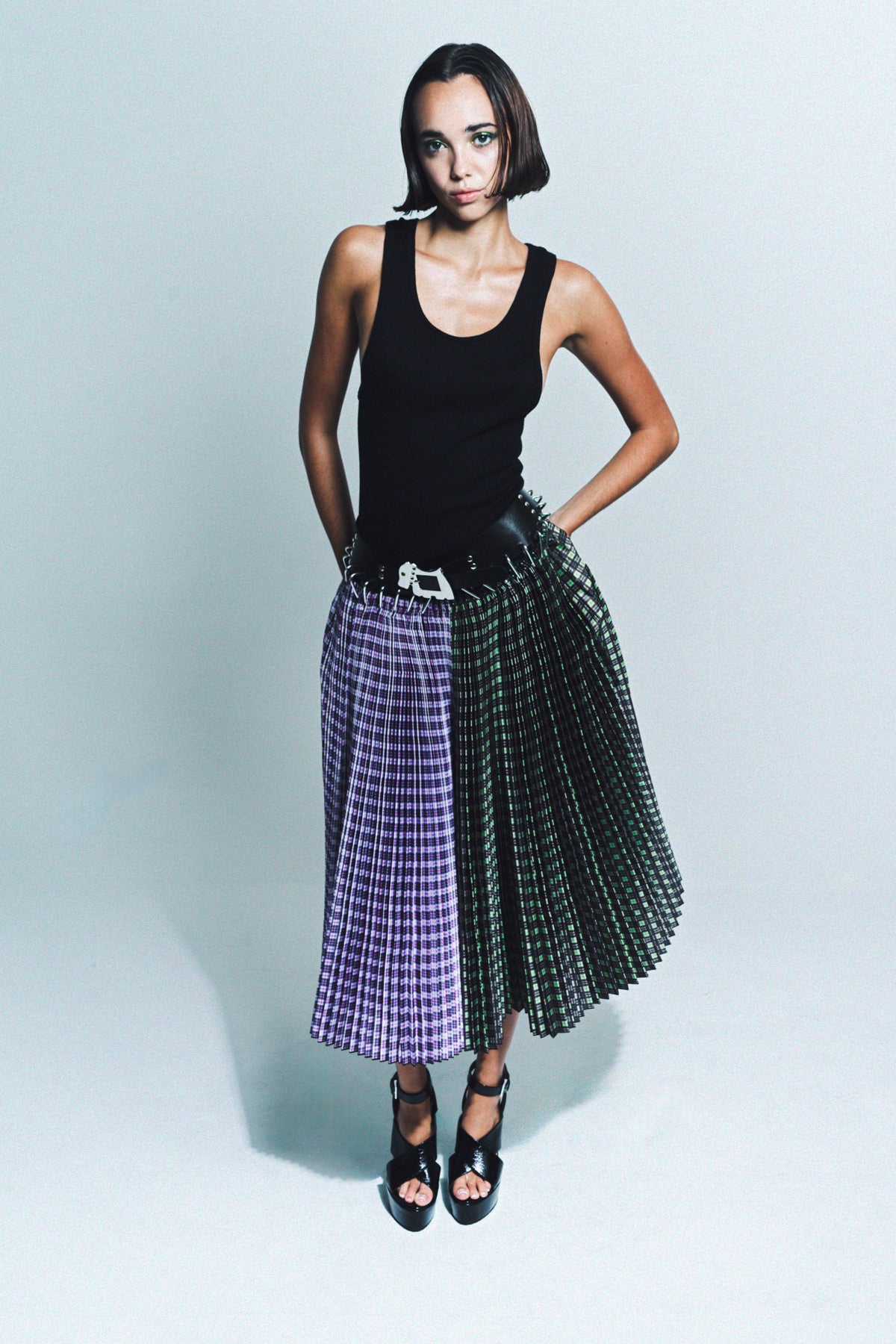 CHOPOVA LOWENA | CATHERINE MIDI CARABINER SKIRT - MAXFIELD LA
