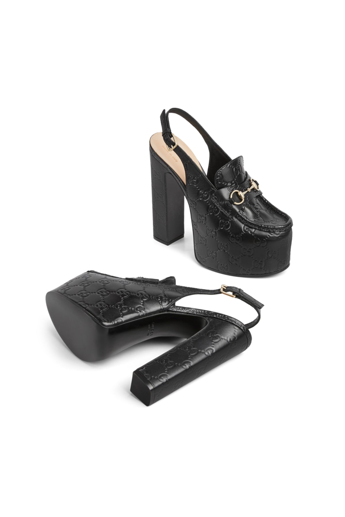 GUCCI | HORSEBIT PLATFORM LOAFER SLINGBACK