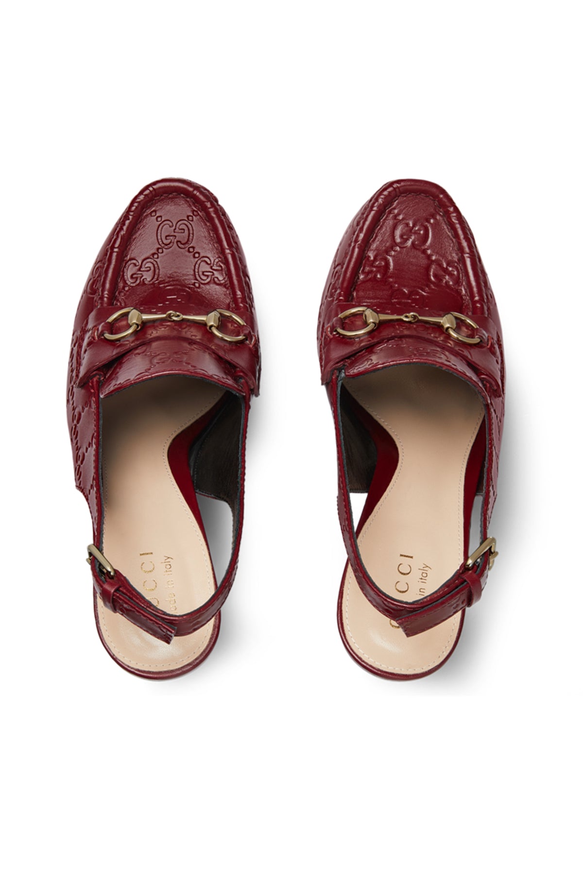 GUCCI | HORSEBIT PLATFORM LOAFER SLINGBACK