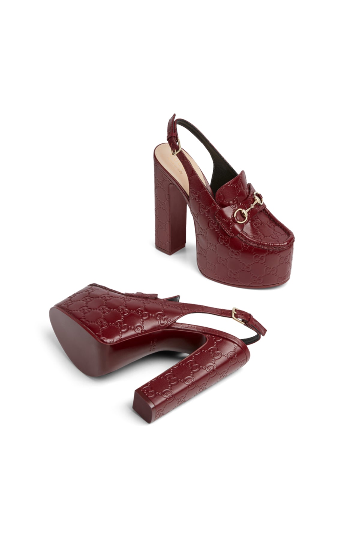 GUCCI | HORSEBIT PLATFORM LOAFER SLINGBACK