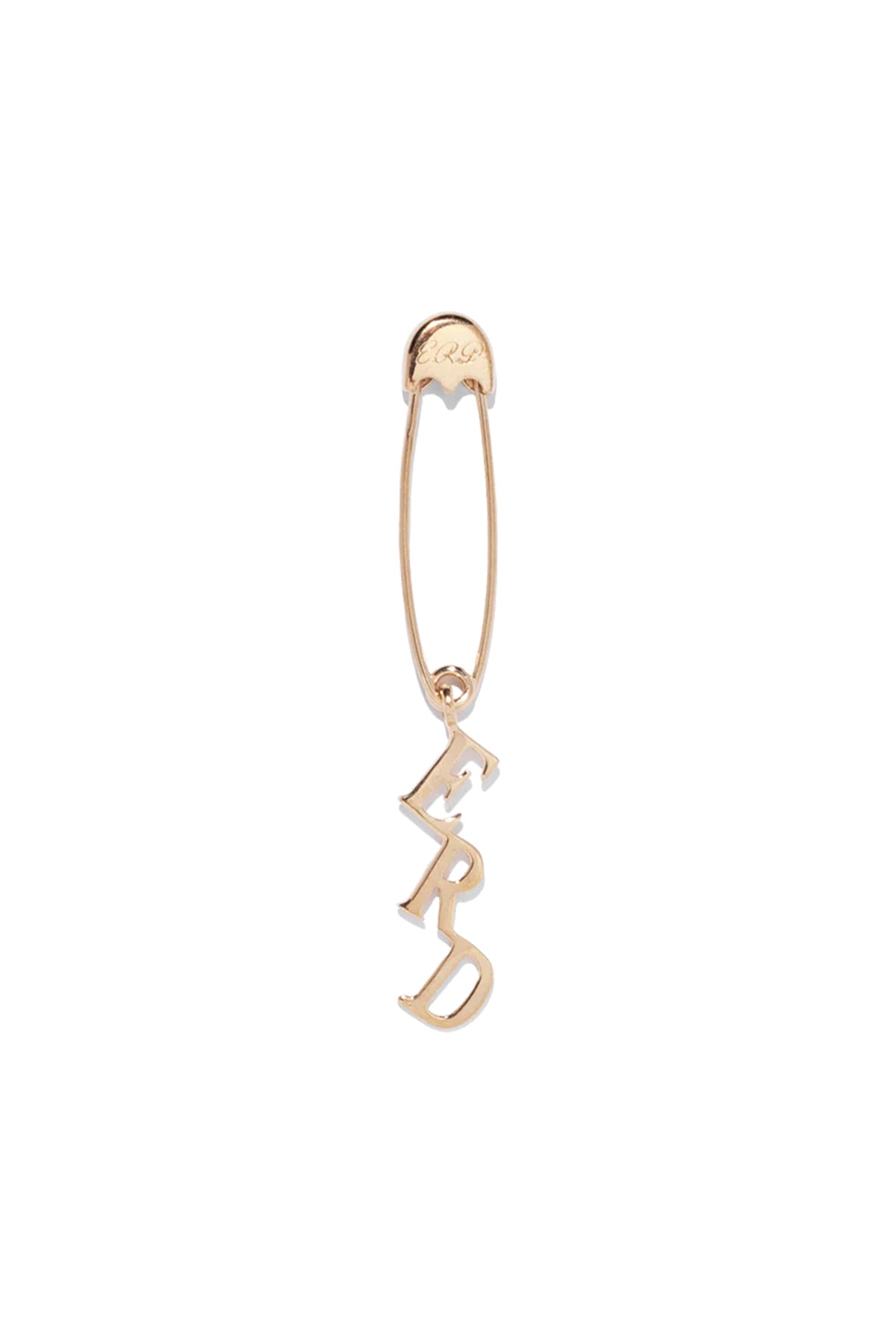 ENFANTS RICHES DÉPRIMÉS | ERD CHARM SAFETY PIN EARRING - MAXFIELD LA