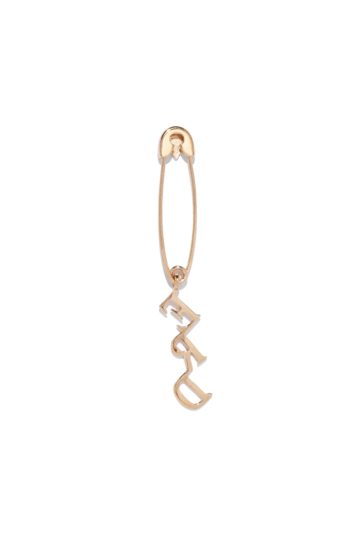 ENFANTS RICHES DÉPRIMÉS | ERD CHARM SAFETY PIN EARRING - MAXFIELD LA