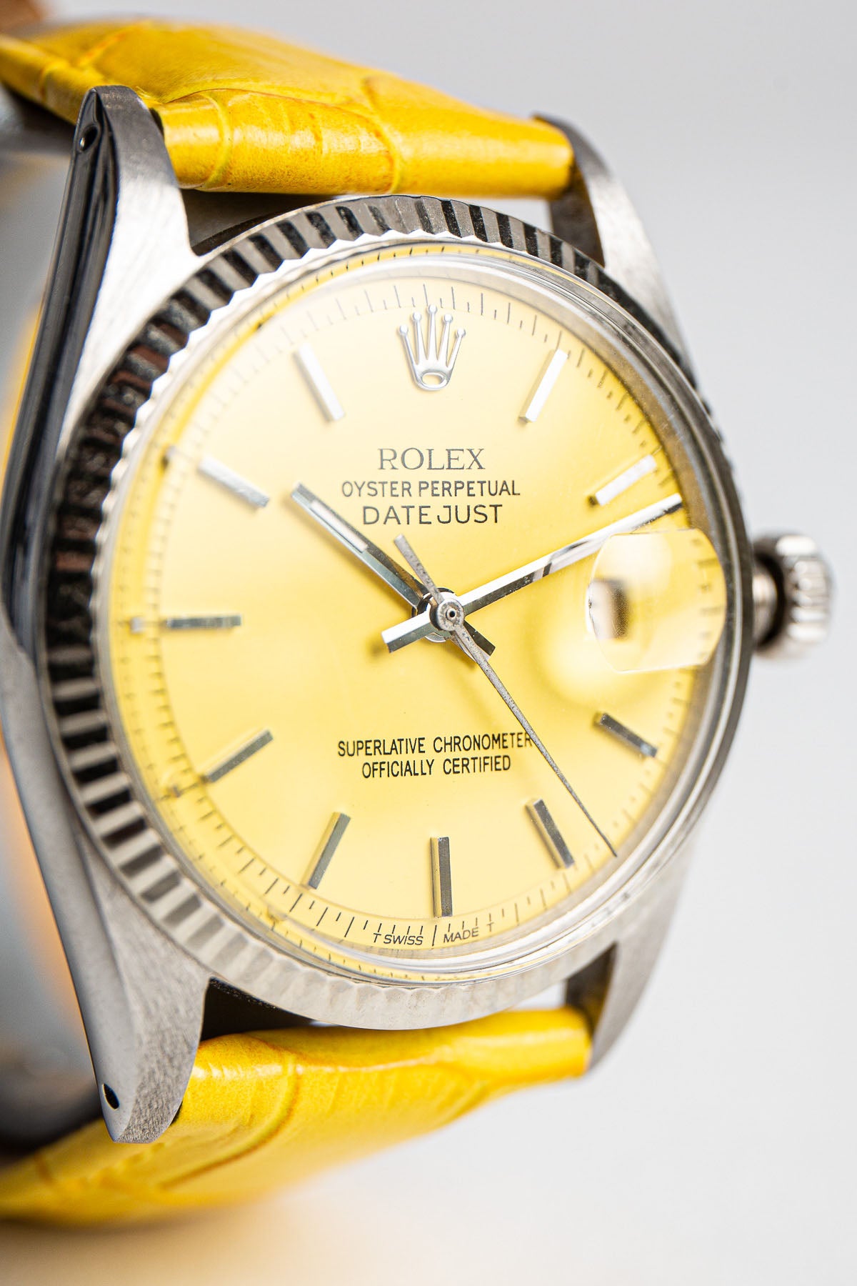 ROLEX | 1966 WHITE GOLD DATEJUST WATCH