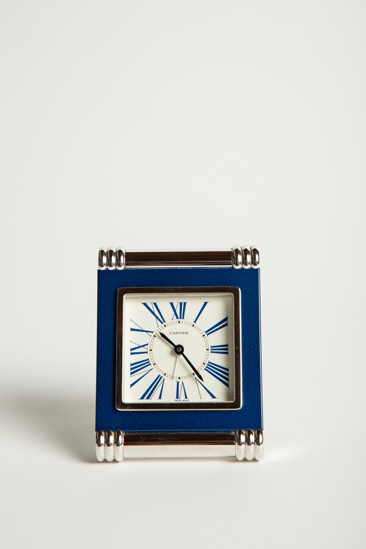CARTIER | VINTAGE LAPIS LAZULI TRAVEL CLOCK - MAXFIELD LA