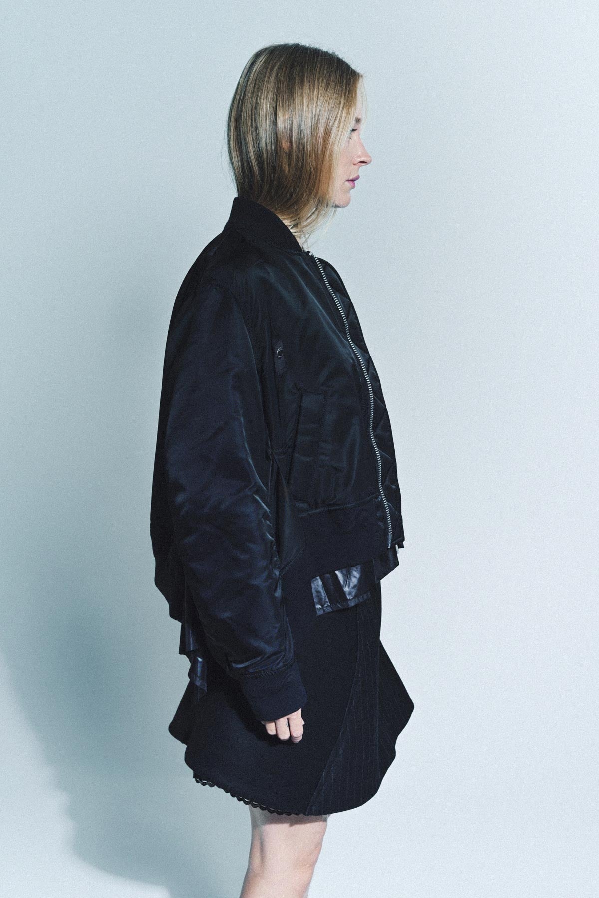 SACAI | NYLON TWILL BLOUSON - MAXFIELD LA