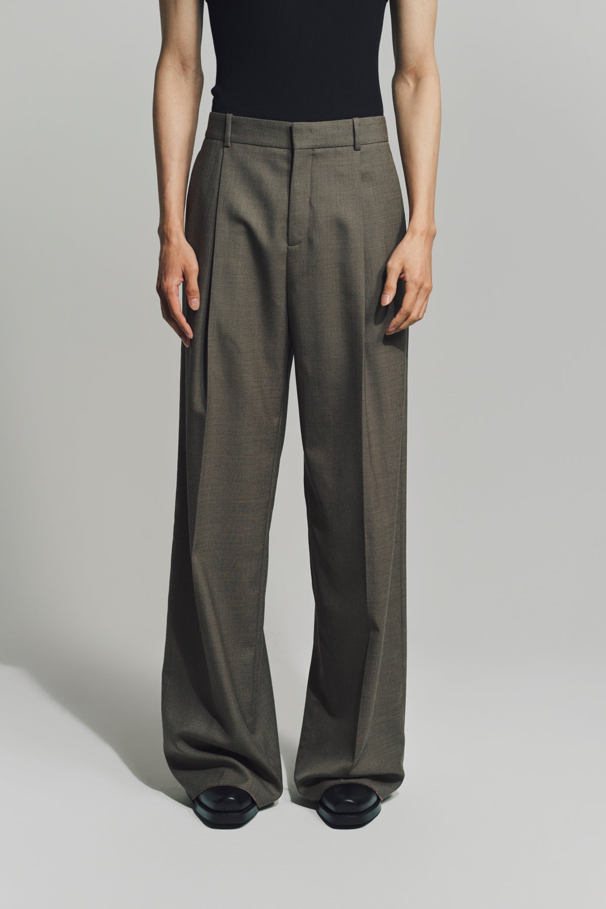 SAINT LAURENT | WIDE-LEG PANTS IN WOOL